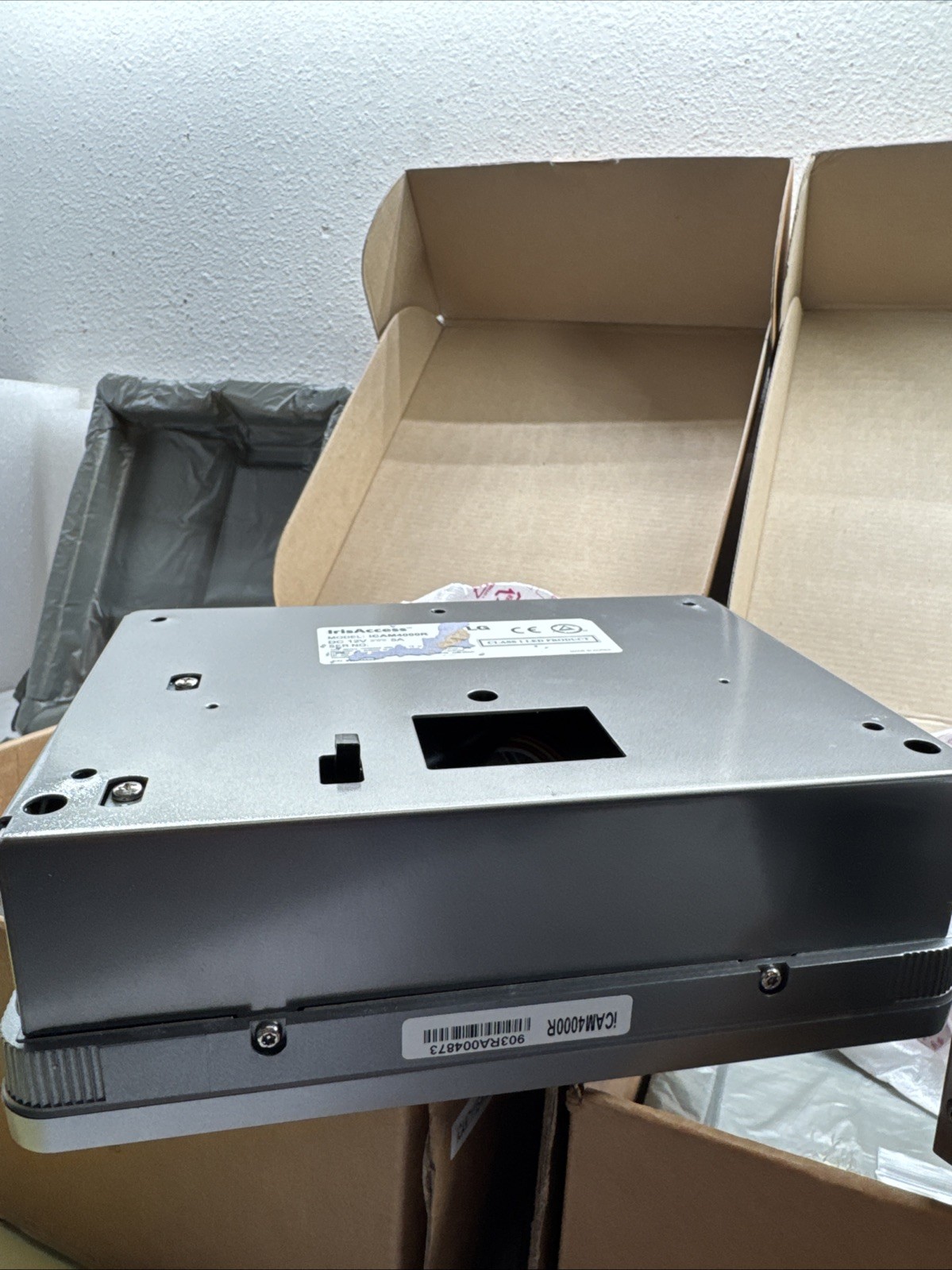 Lot Of 2 IRISACCESS iCAM4000R iCAM7 Multifactor Biometric Iris Reader “UNTESTED”
