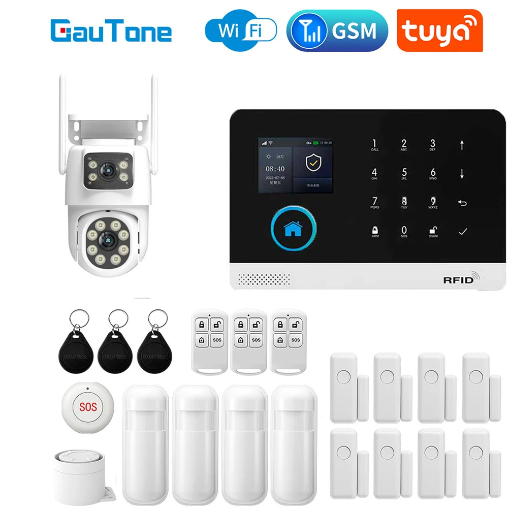 Smart WiFi GSM Home Security Alarm System – APP Control Wireless Anti-Theft New