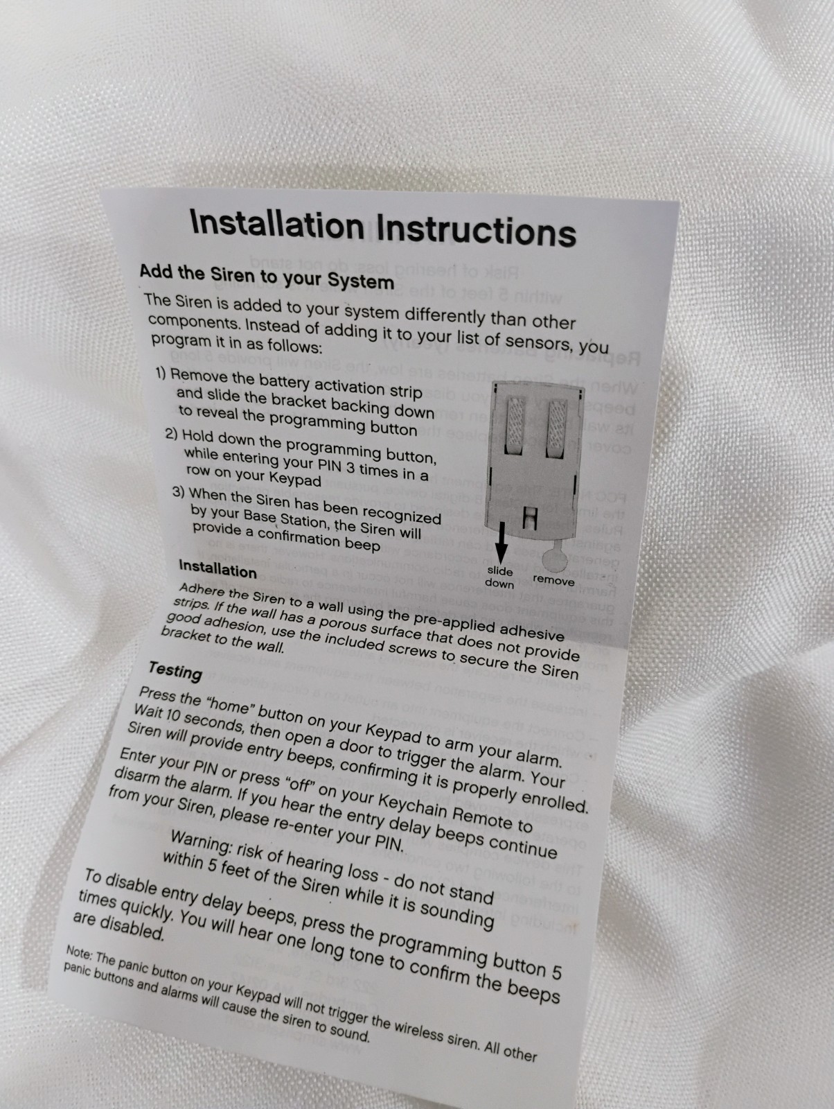 1st Generation SimpliSafe 105 Decibel Wireless Siren WS1000 – NEW, Open Box