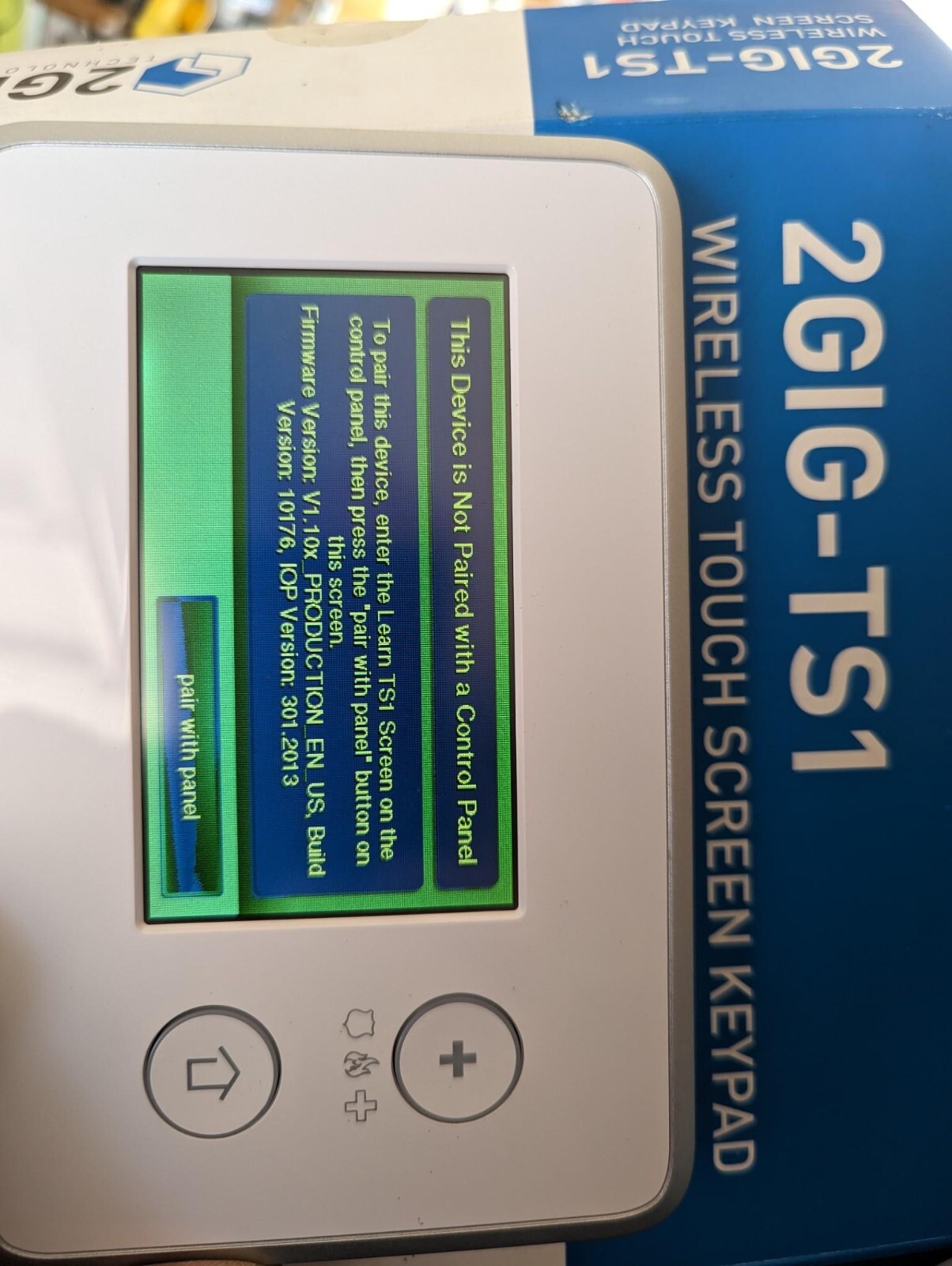 2Gig 2GIG-TS1 Wireless Touch Screen Keypad