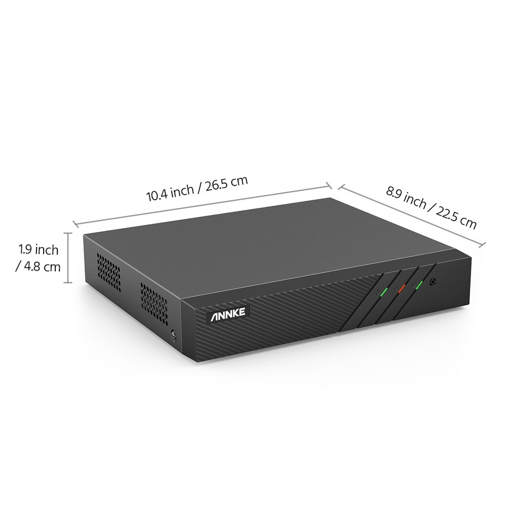 ANNKE 8MP Security NVR Network Video Recorder for POE Surveillance System H.265+