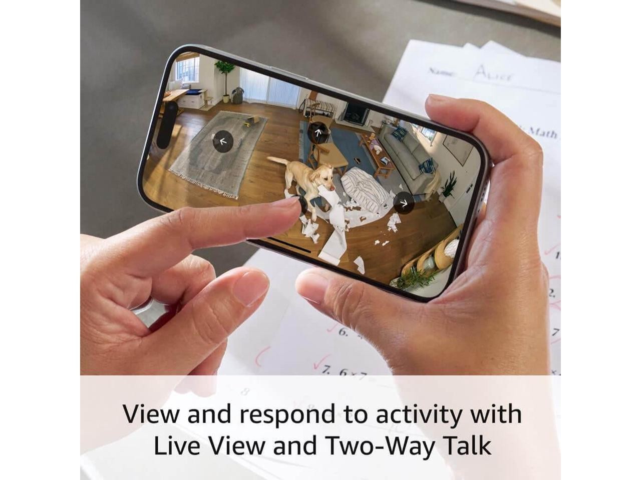 Ring Pan-Tilt Indoor Wired 1080p Surveillance Camera, Black | 81-655-037