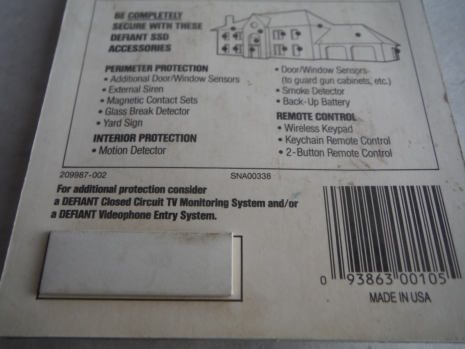 Linear Defiant SSD Magnetic Contact Set 209987-002 SNA00338