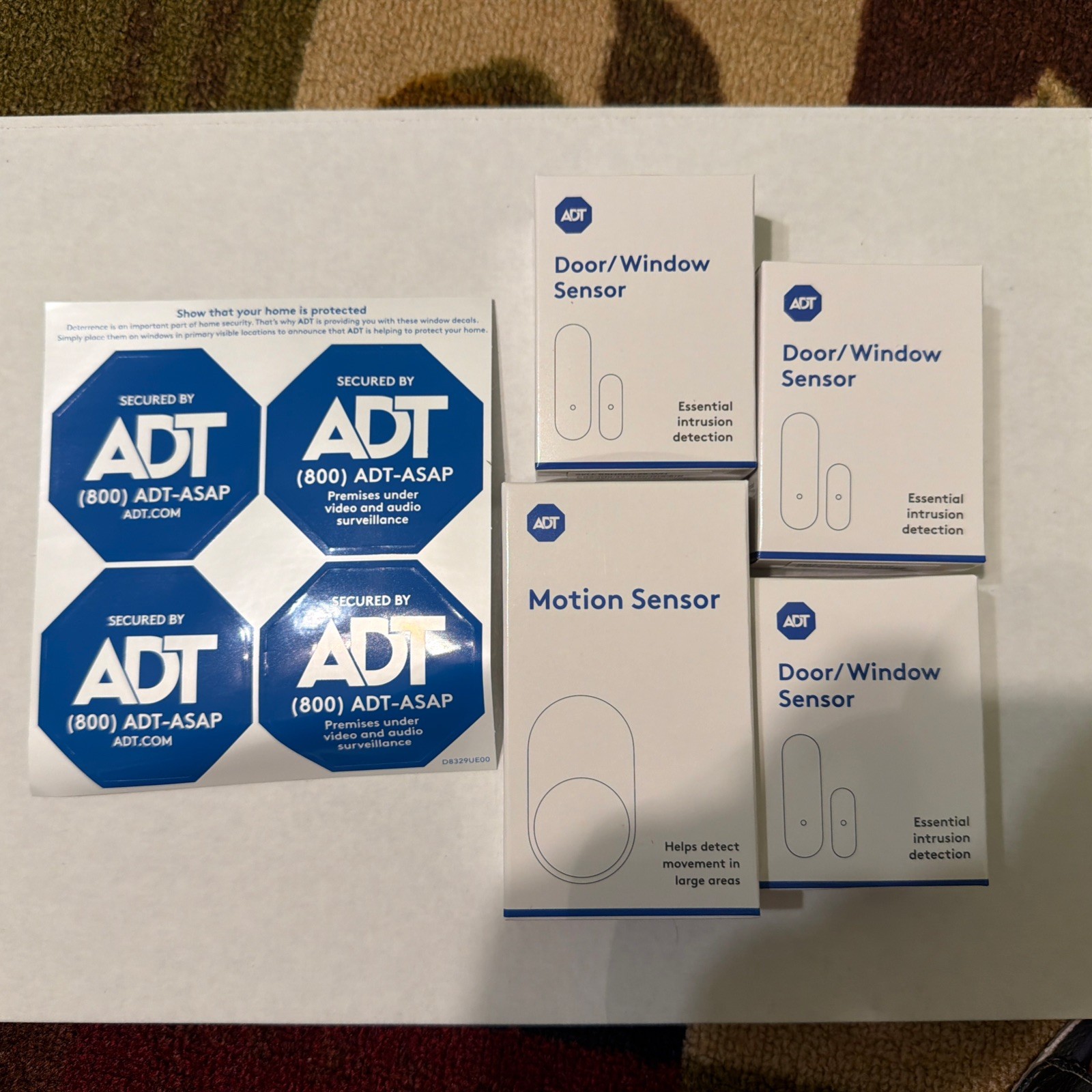 Blue by ADT Smart Home Security Starter Kit – Base, Doorbell Camera, 3 sensors