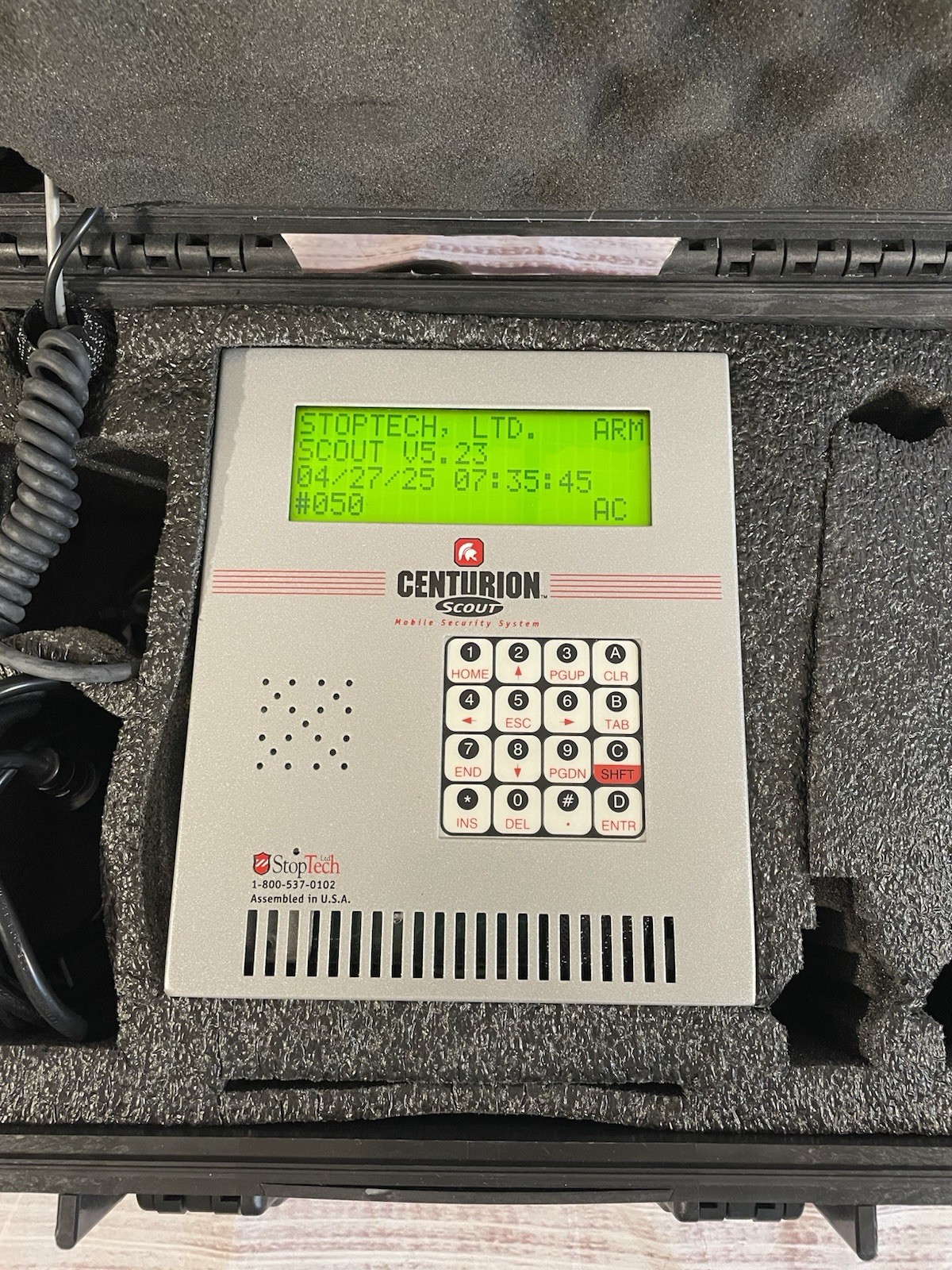 Centurion Scout | Mobile Security System | StopTech | w/ Motorola XTS1500