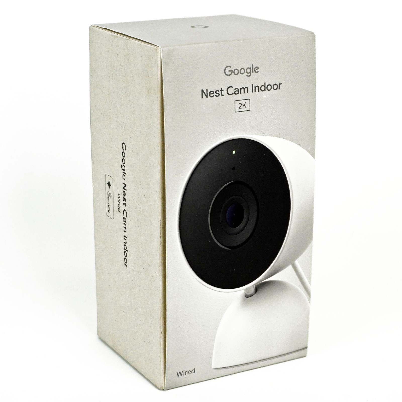 Google Nest Cam Indoor 2K 3rd Gen Wired Security Camera (White / G1NRR) – New -N
