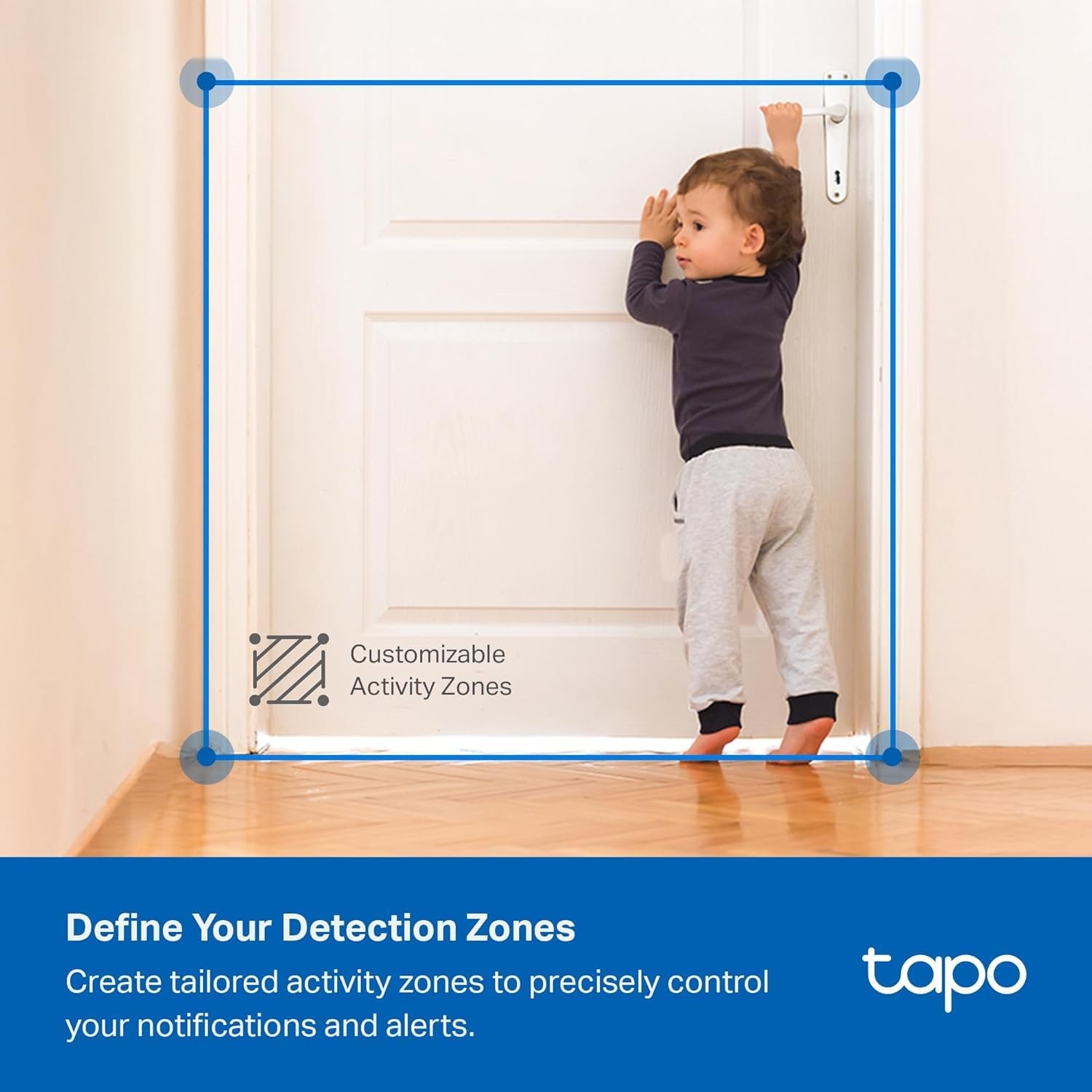 Tapo 1080p Pan/Tilt Indoor/Outdoor Security Camera – Free Person/Baby White