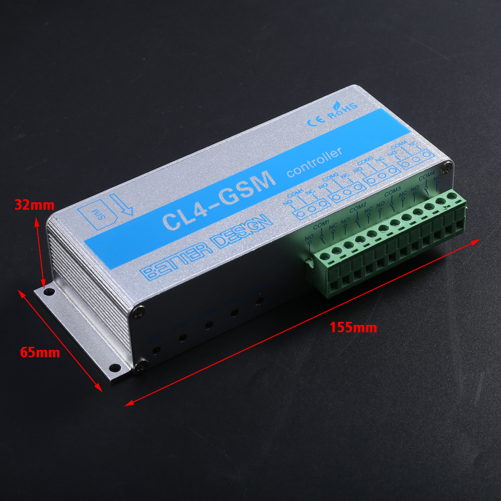 Wireless Remote Controller GSM SMS Phone Control Security System CL1/CL4-GSM MG