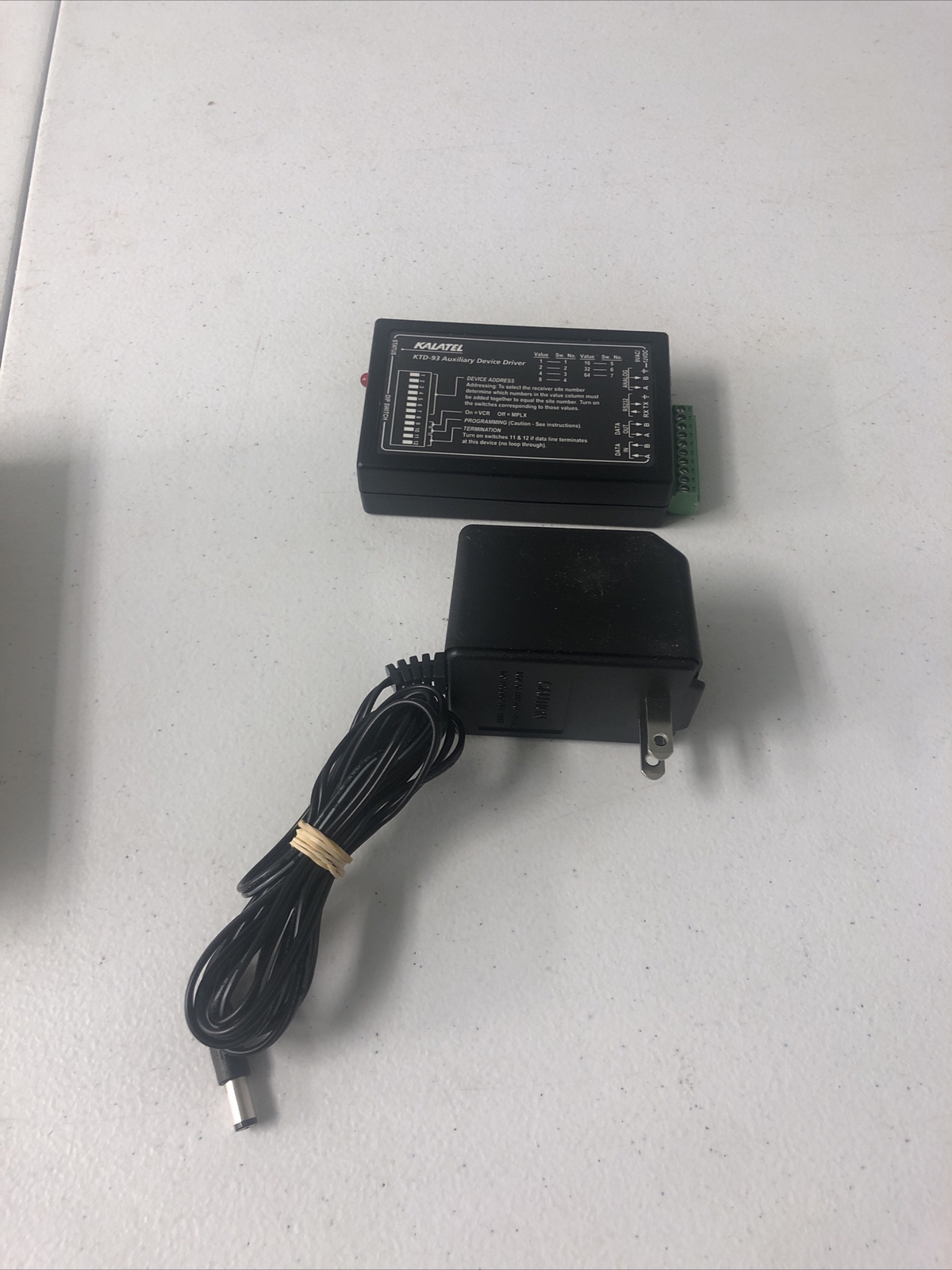 GENUINE GE INTERLOGIX KALATEL KTD-93 AUXILIARY DEVICE DRIVER