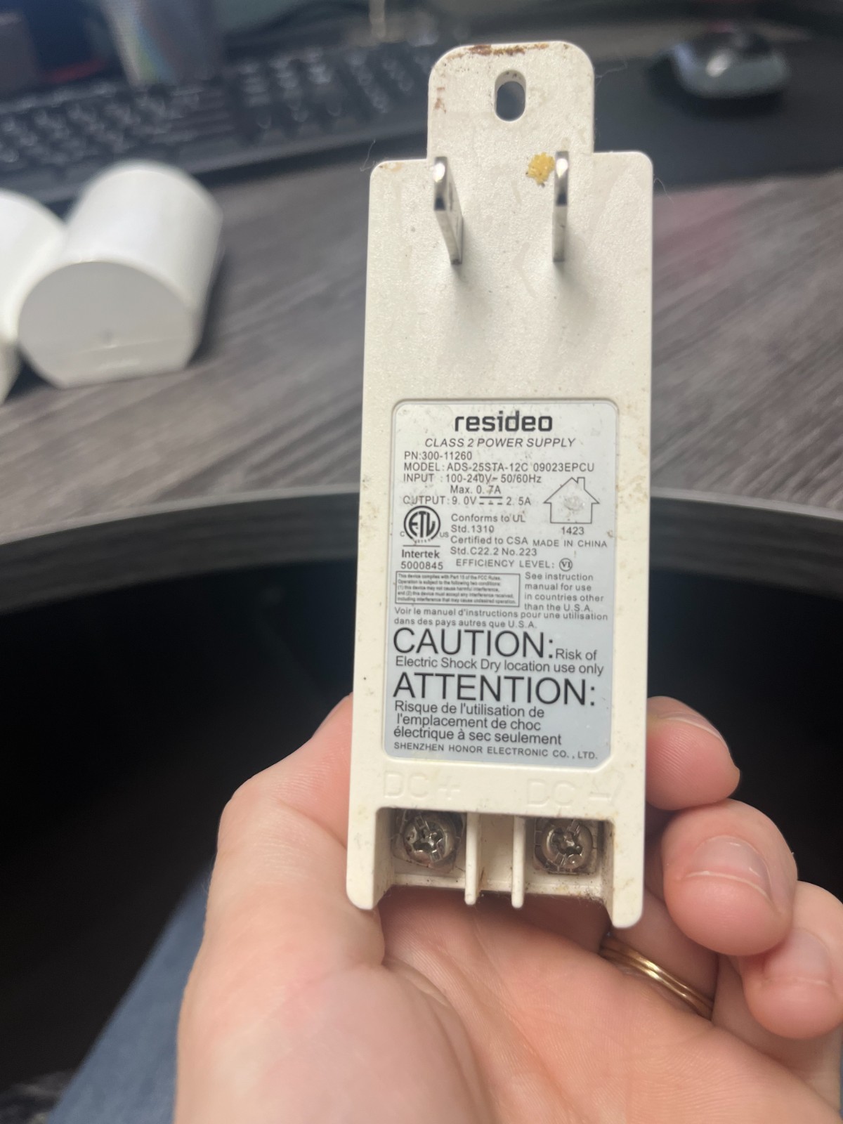 ADT Wireless Touch Security Screen Tablet As-Is No Power Cord