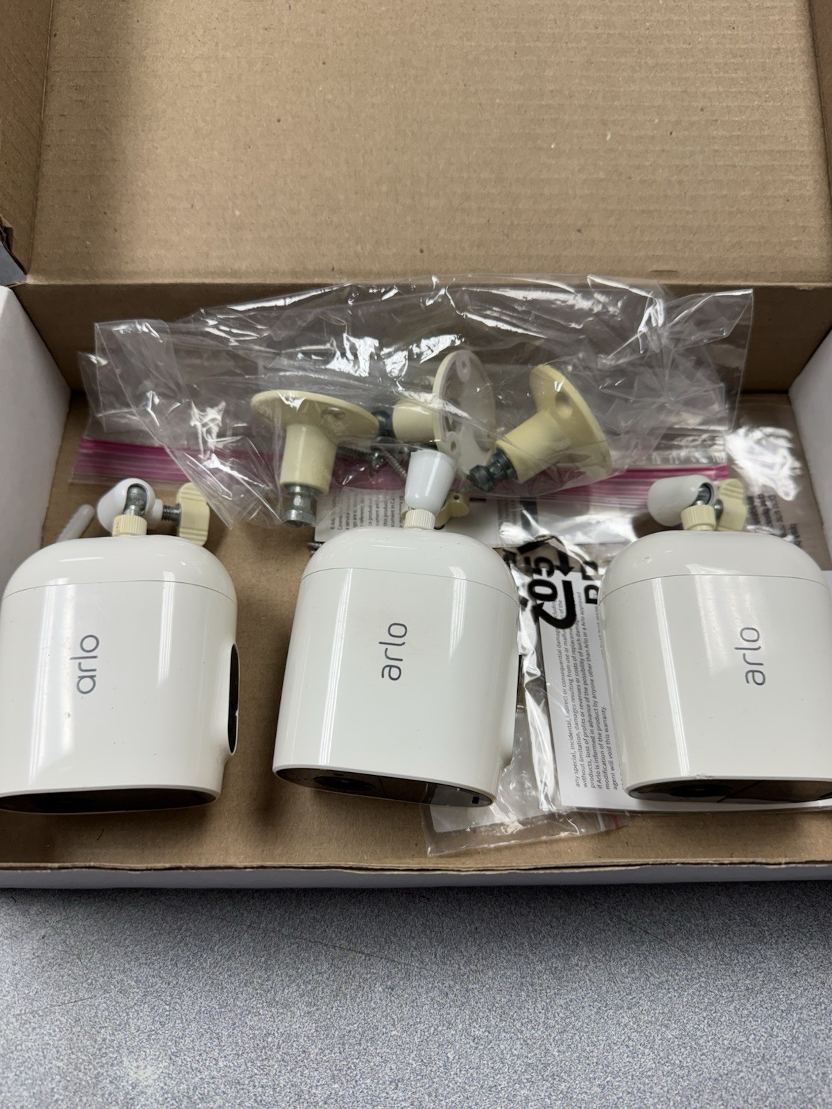 Arlo Pro 4 VMC4350P Spotlight Camera 3-Pack – White