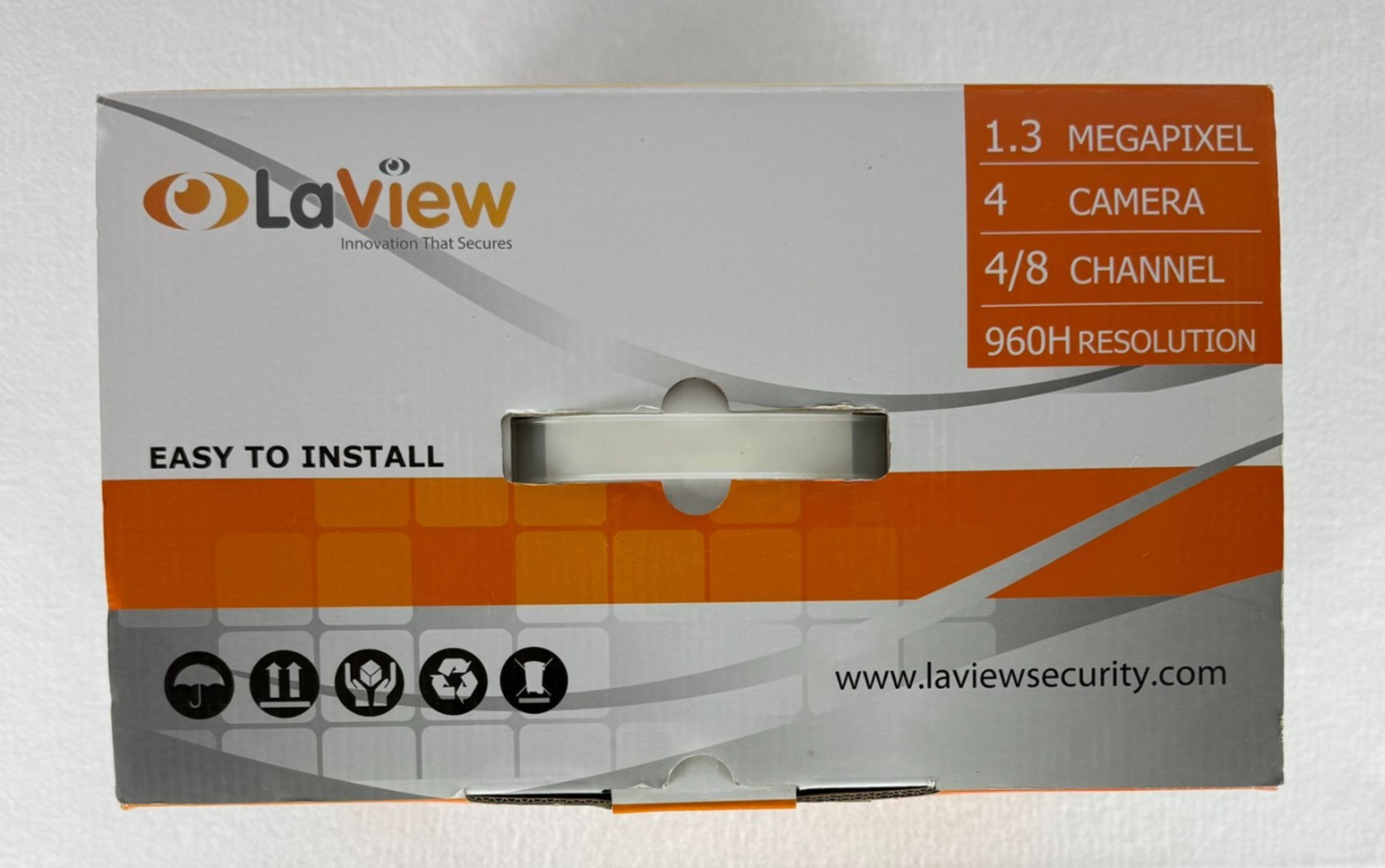 LaView 960H DVR Security System 4 Camera Kit 4/8 Channel New Open Box