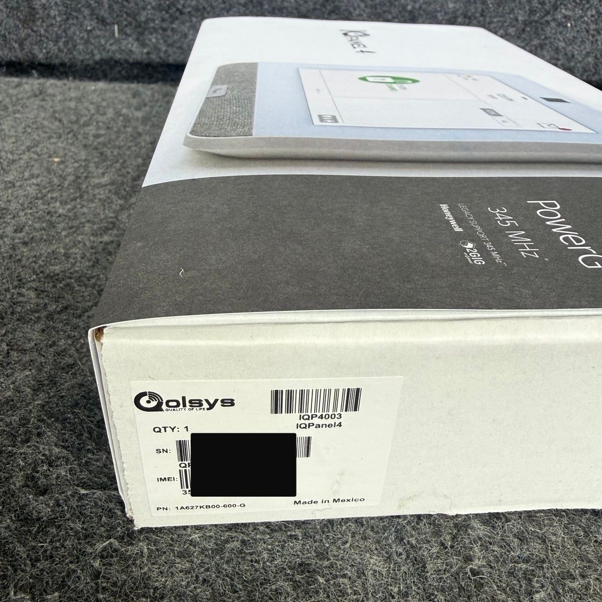 QOLSYS IQPanel4 PowerG Touchscreen Alarm System IQP4003 Smart Home Panel