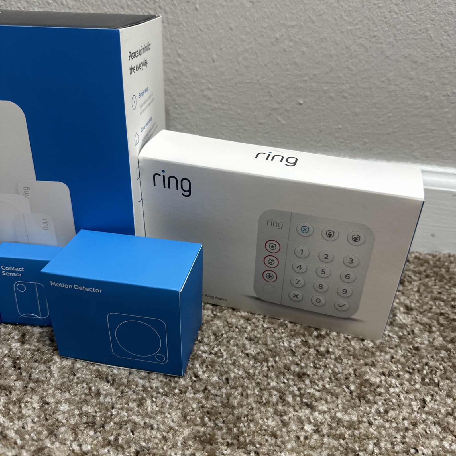 Ring Alarm 14 Piece Kit 2nd Generation Home Security System – White OPEN BOX