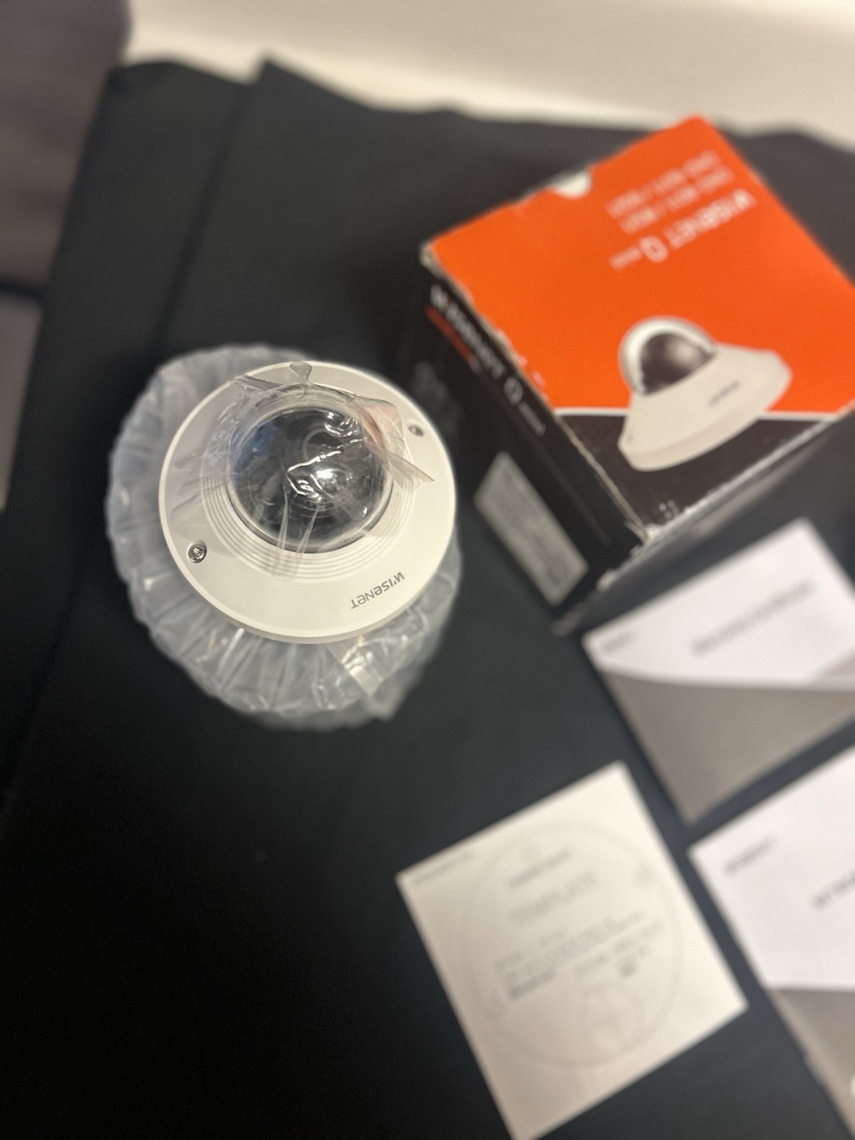 Wisenet Mini Dome Network Camera QND-8011/8021/6011/6021 White Wired IP