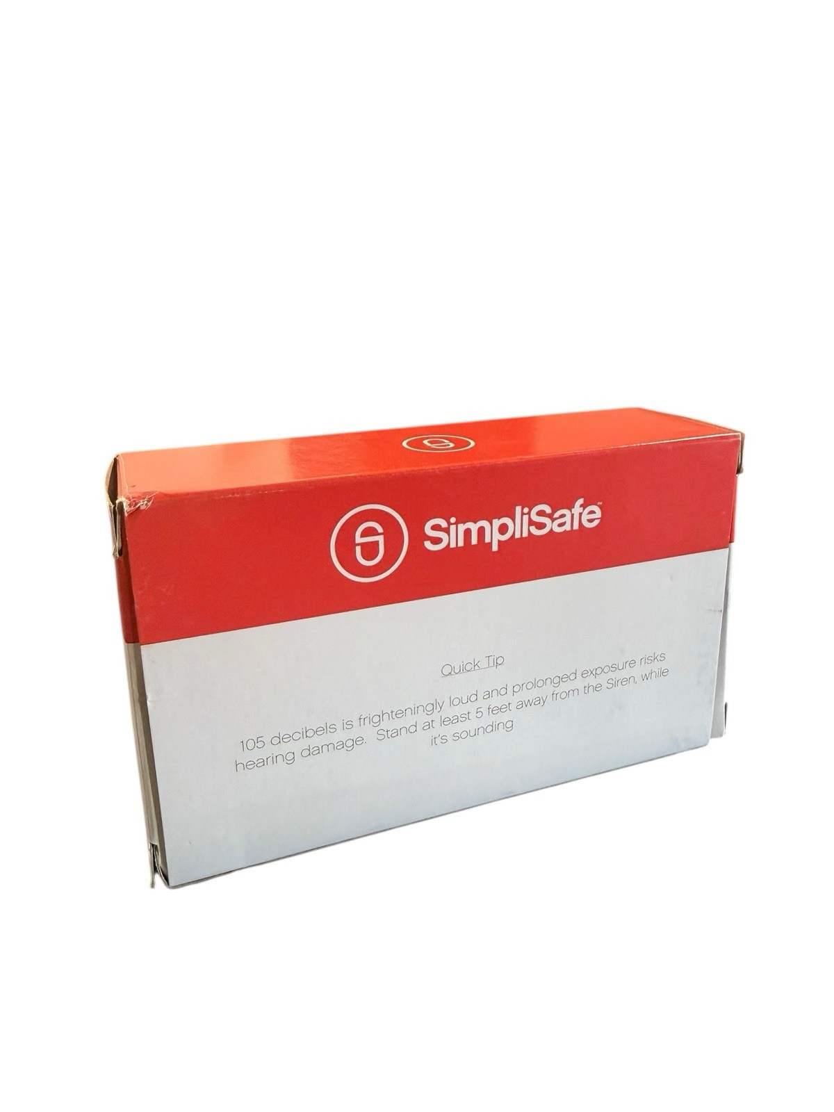 SimpliSafe 105 Decibel Wireless Siren WS1000 External 105db W/ mounting plate ?