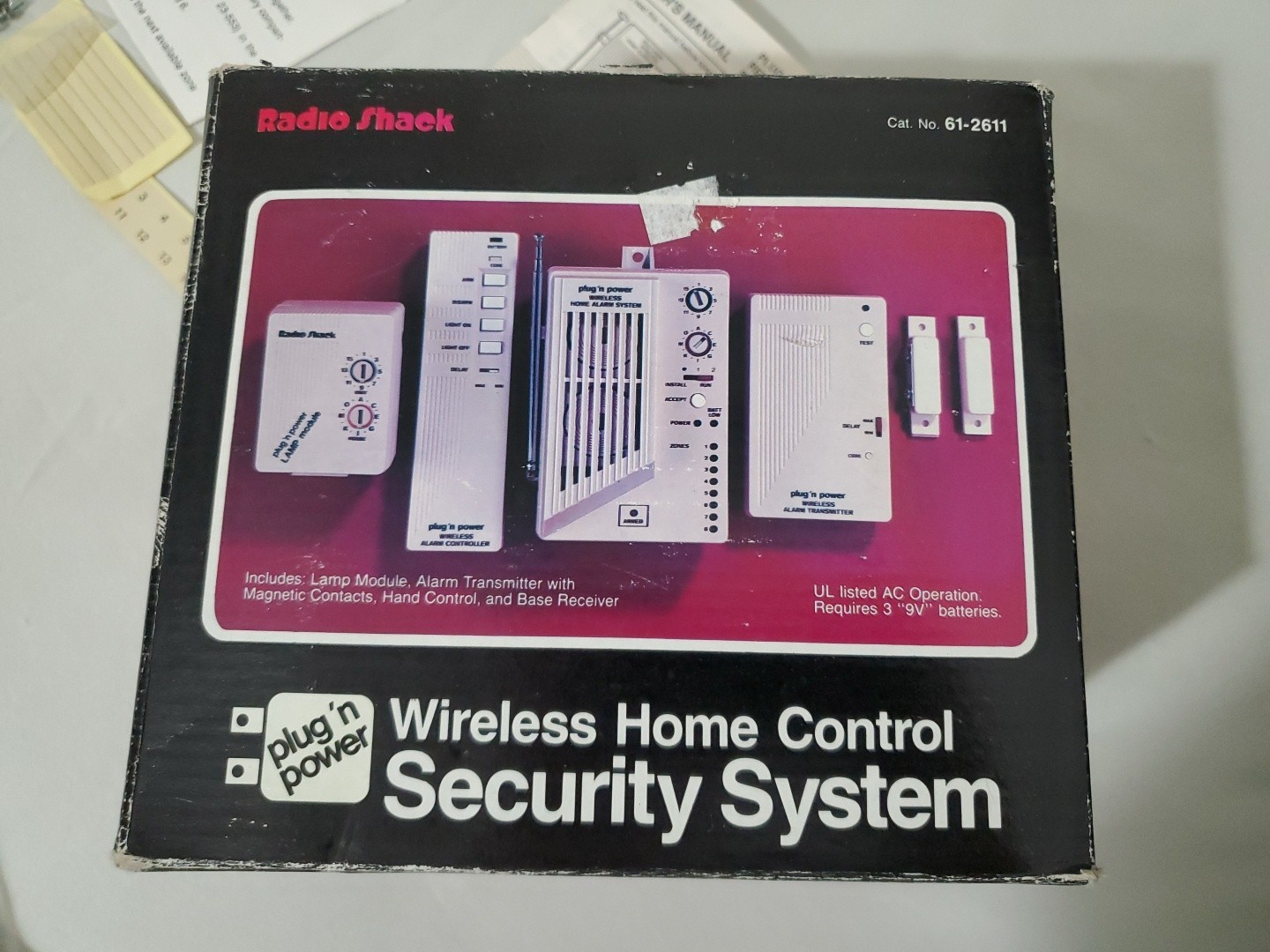 Radio Shack Wireless Home Control Security System 61-2611 – New Opened Vintage