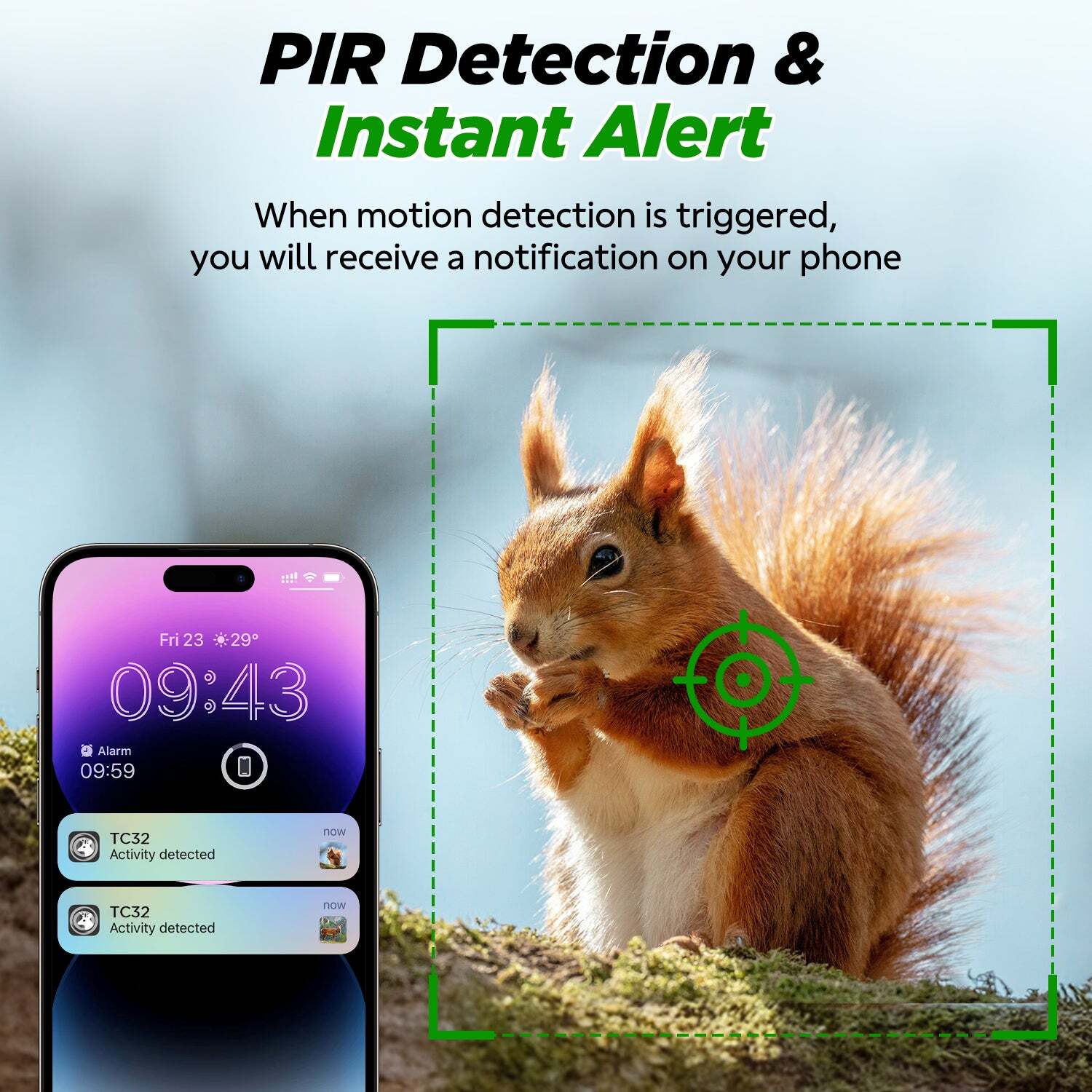 Campark Solar 4G LTE Cellular 15MP 2.5K Wildlife Hunting Night Vision 7800mAh