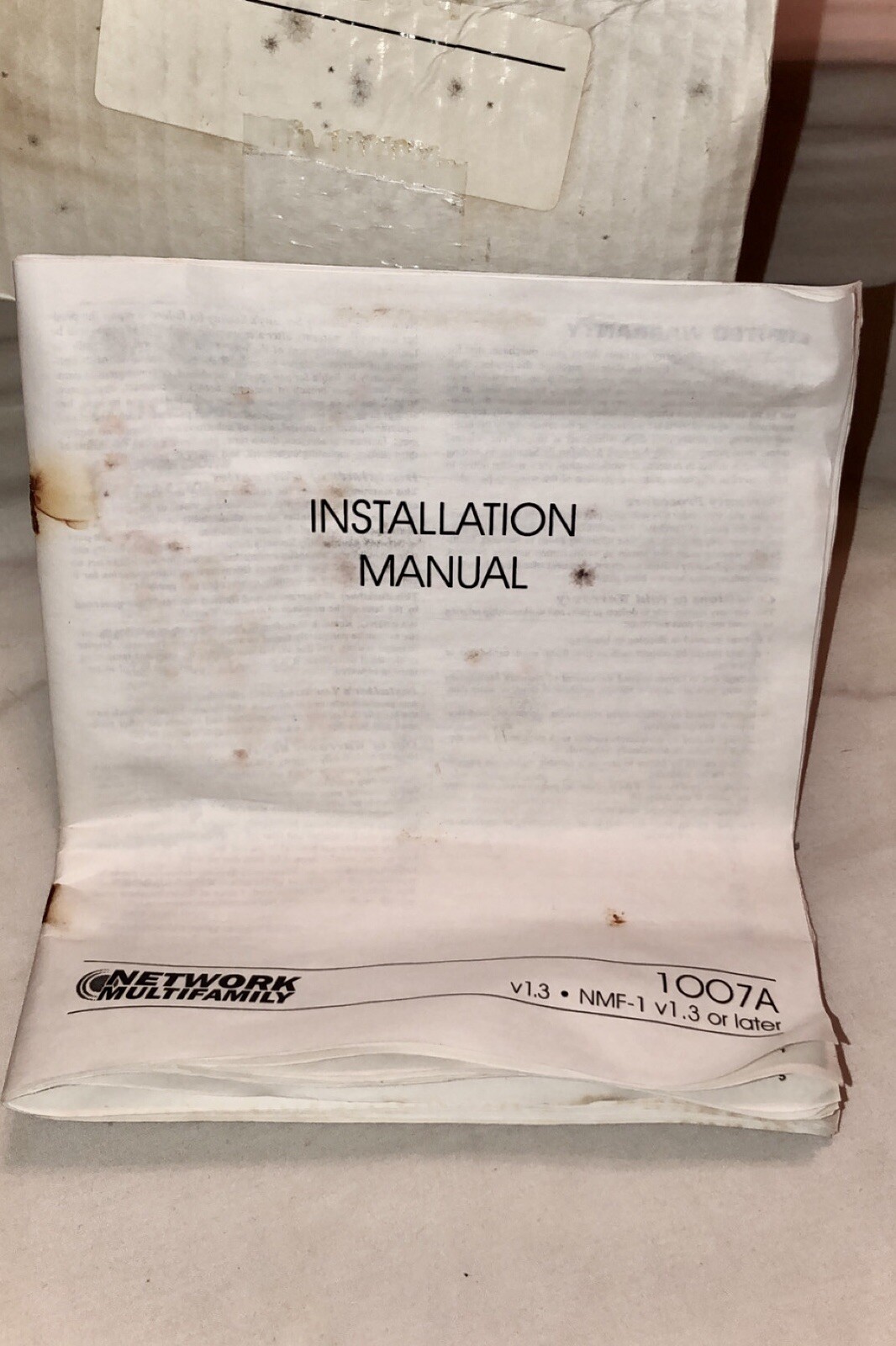Network Multifamily Alarm 1007A