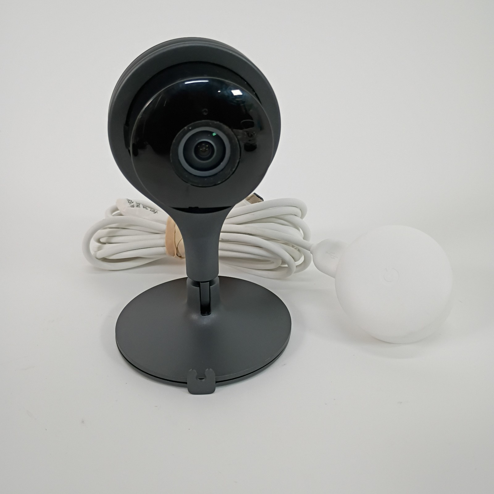 Google Nest Cam Indoor Security Camera A0005 1st Gen Tested Wired SmartCam Black