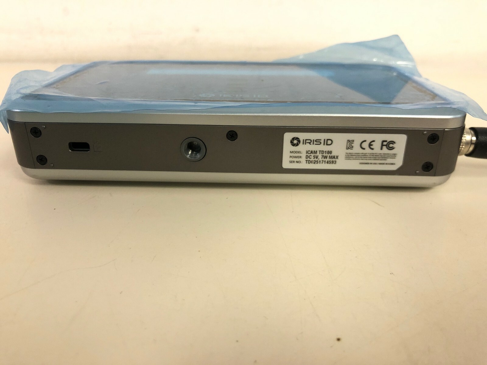 IRIS ID iCAMTD100 QuadCAM Portable IRIS Recognition & Face Capture System
