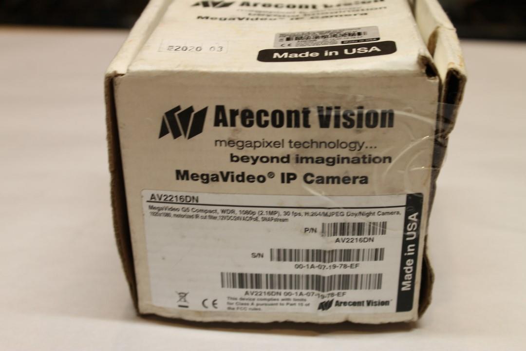 Arecont AV2216DN 1080p True Day/Night Indoor Box-Style Compact IP Camera NEW