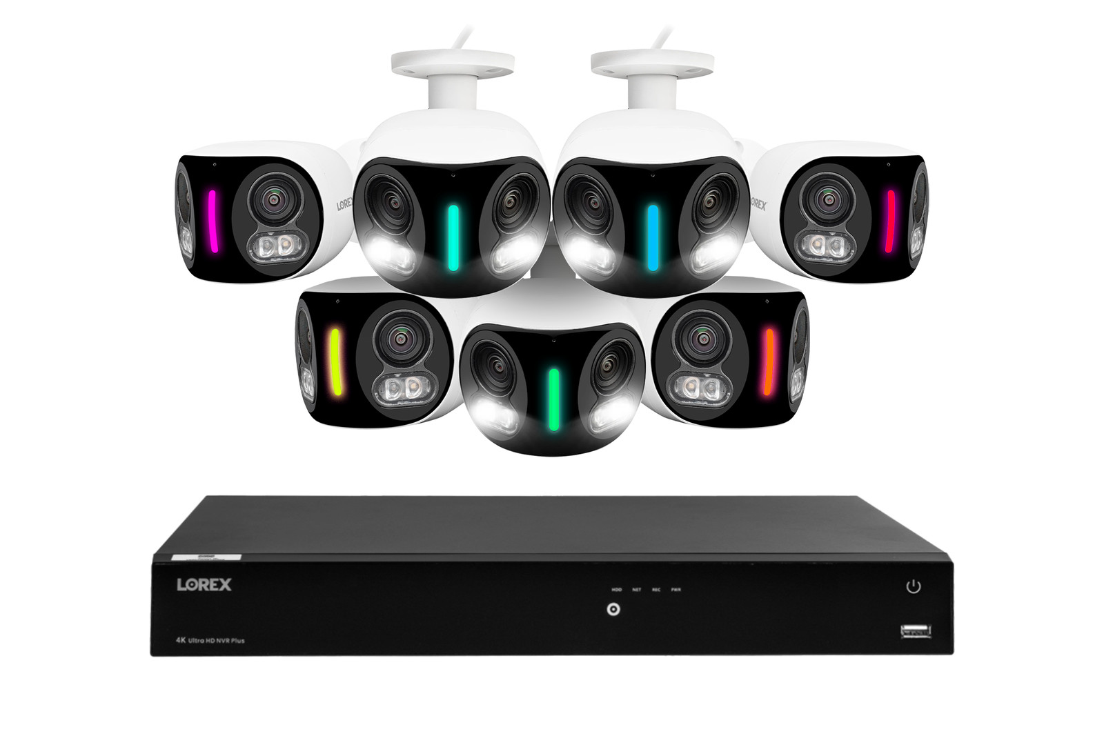 Lorex Fusion Series 4K 16 Camera Capable (Wired or Fusion Wi-Fi) 4TB Wired NVR S