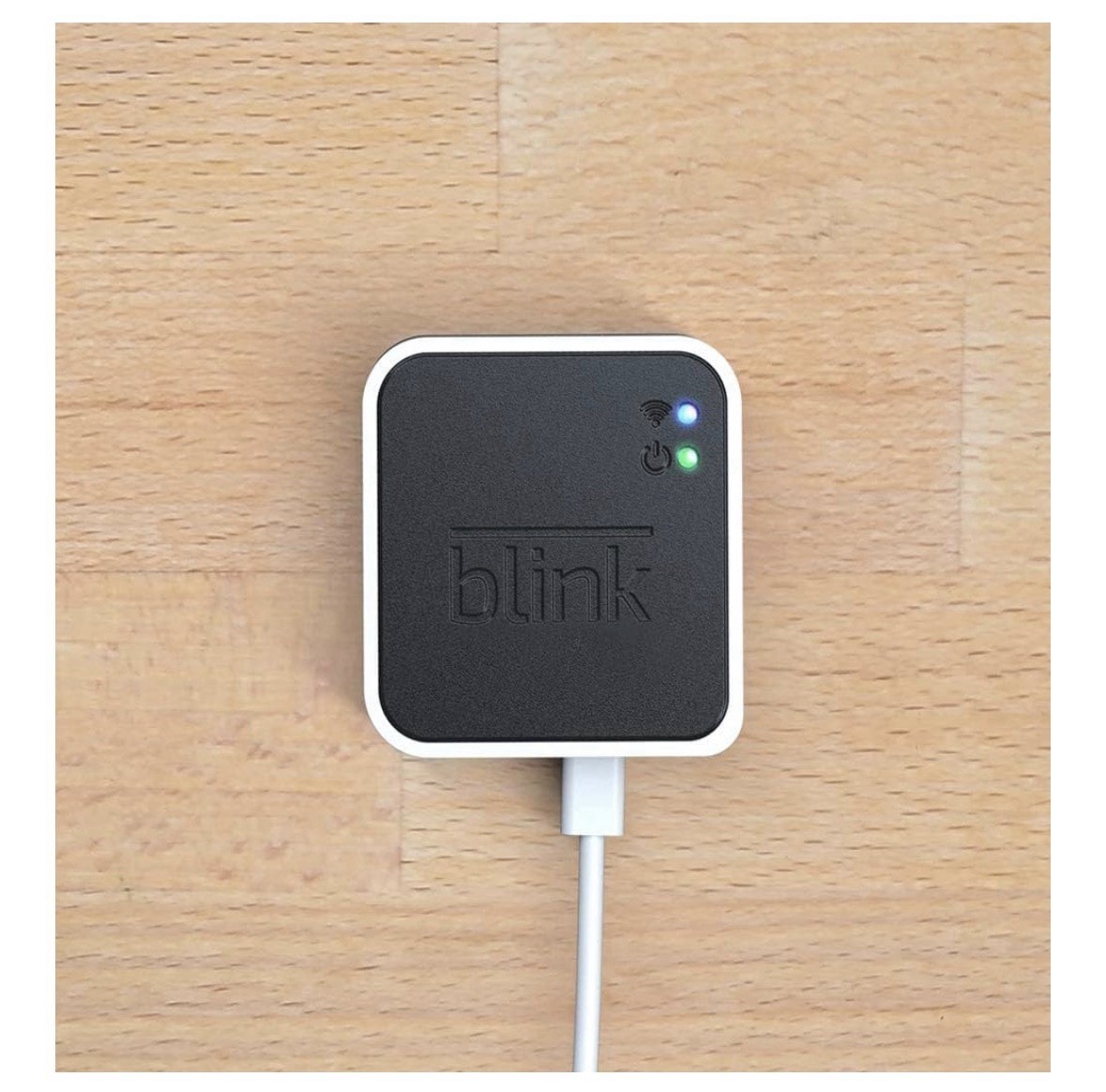 Blink Mini Indoor Camera System with Sync Module 2 & wall mount.