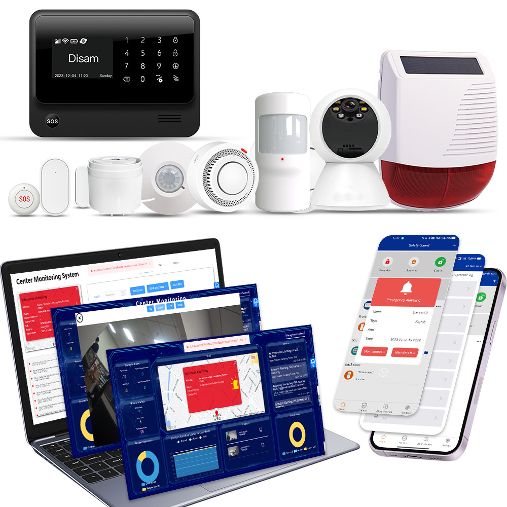 New G90C WiFi GSM SMS Wireless Home Alarm Security System Accessories Lot