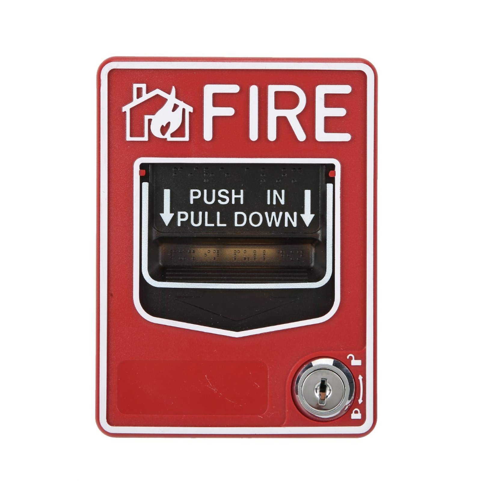 Fire Lite Dual Action Manual Pull Station Fire Alarm Horn Siren