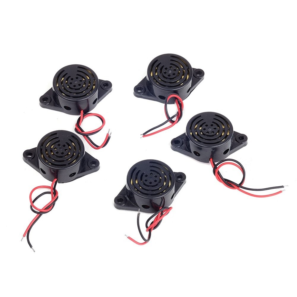 5Pcs SFM-27 DC 3-24V Electronic Buzzer Alarm Sounder Continuous Sound Beep (P…