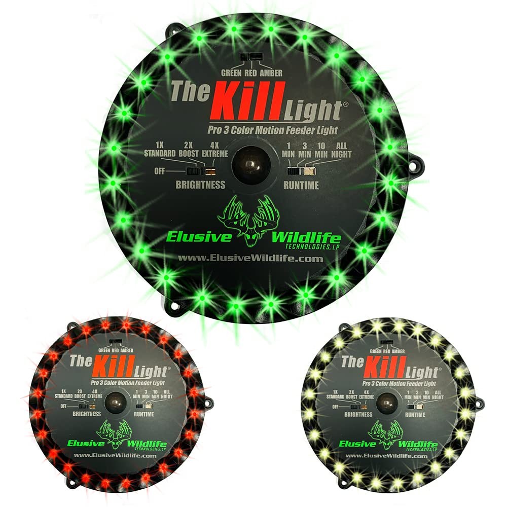 Elusive Wildlife Kill Light 3 Color Feeder – Best Hunting green