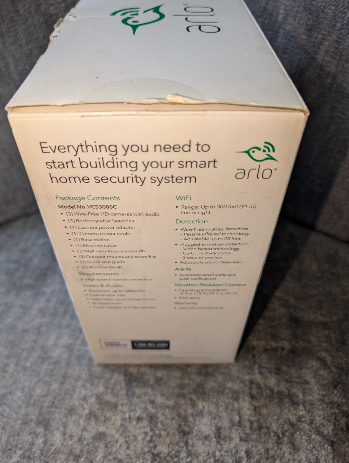 Arlo Pro 2 Security Camera Bundle Wire-Free HD Camera & Base! Missing Pieces!