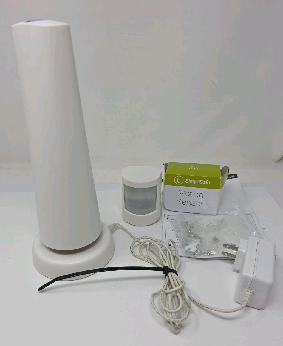 SimpliSafe Original System Base Station BS2000 – Base Unit + Adapter