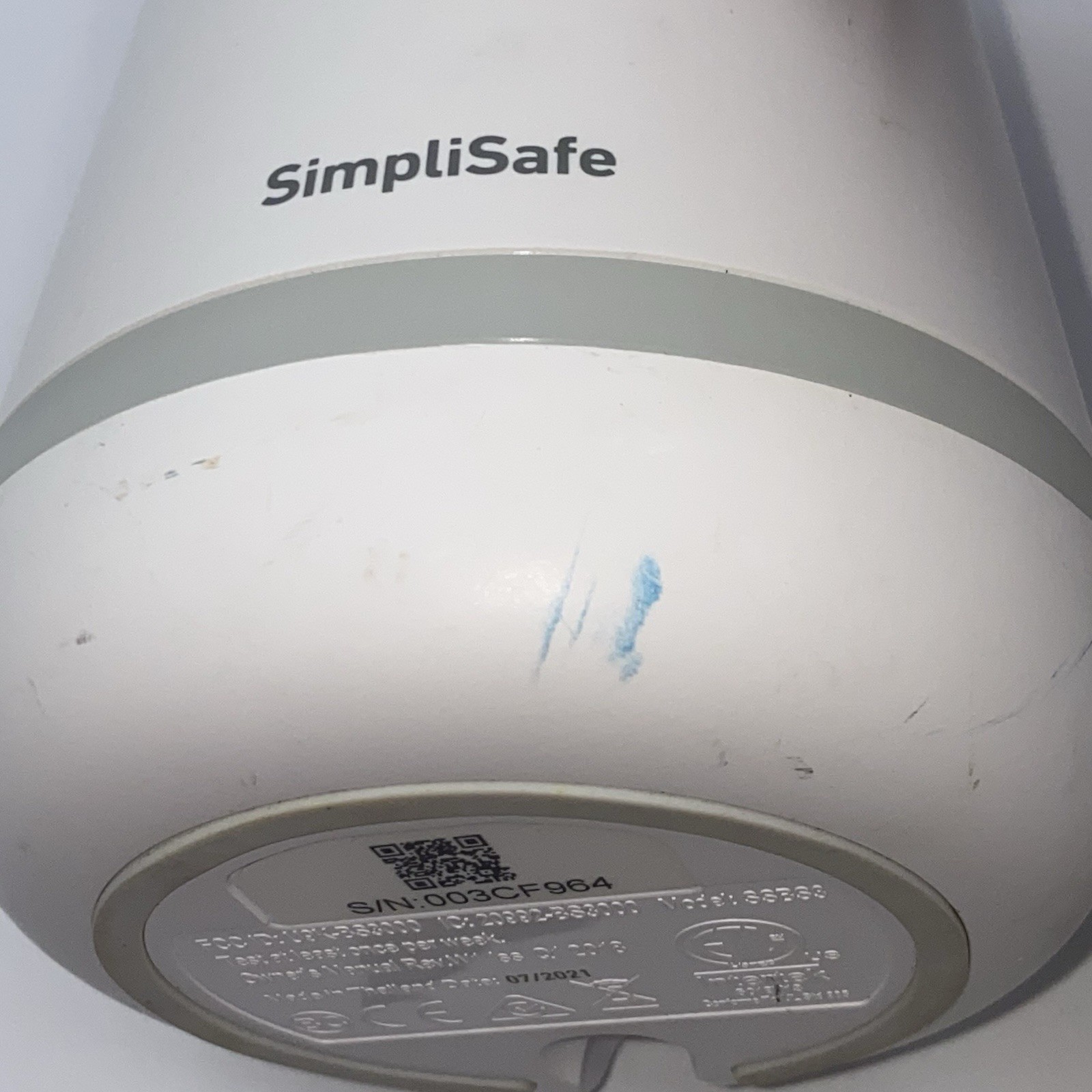 Simplisafe SSBS3 Home Security Base Station Only – With Power Cord – White