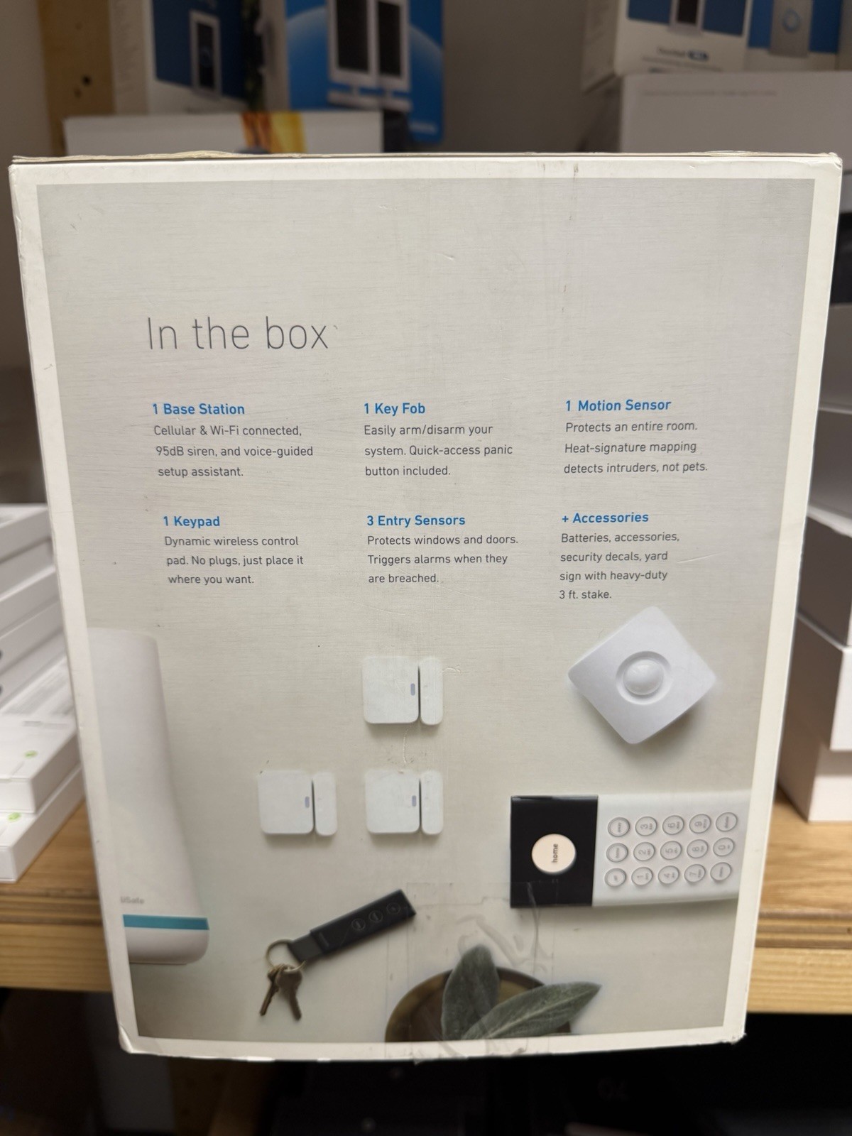 SimpliSafe 8 Piece Wireless Home Security System Kit Open Box Complete WiFi