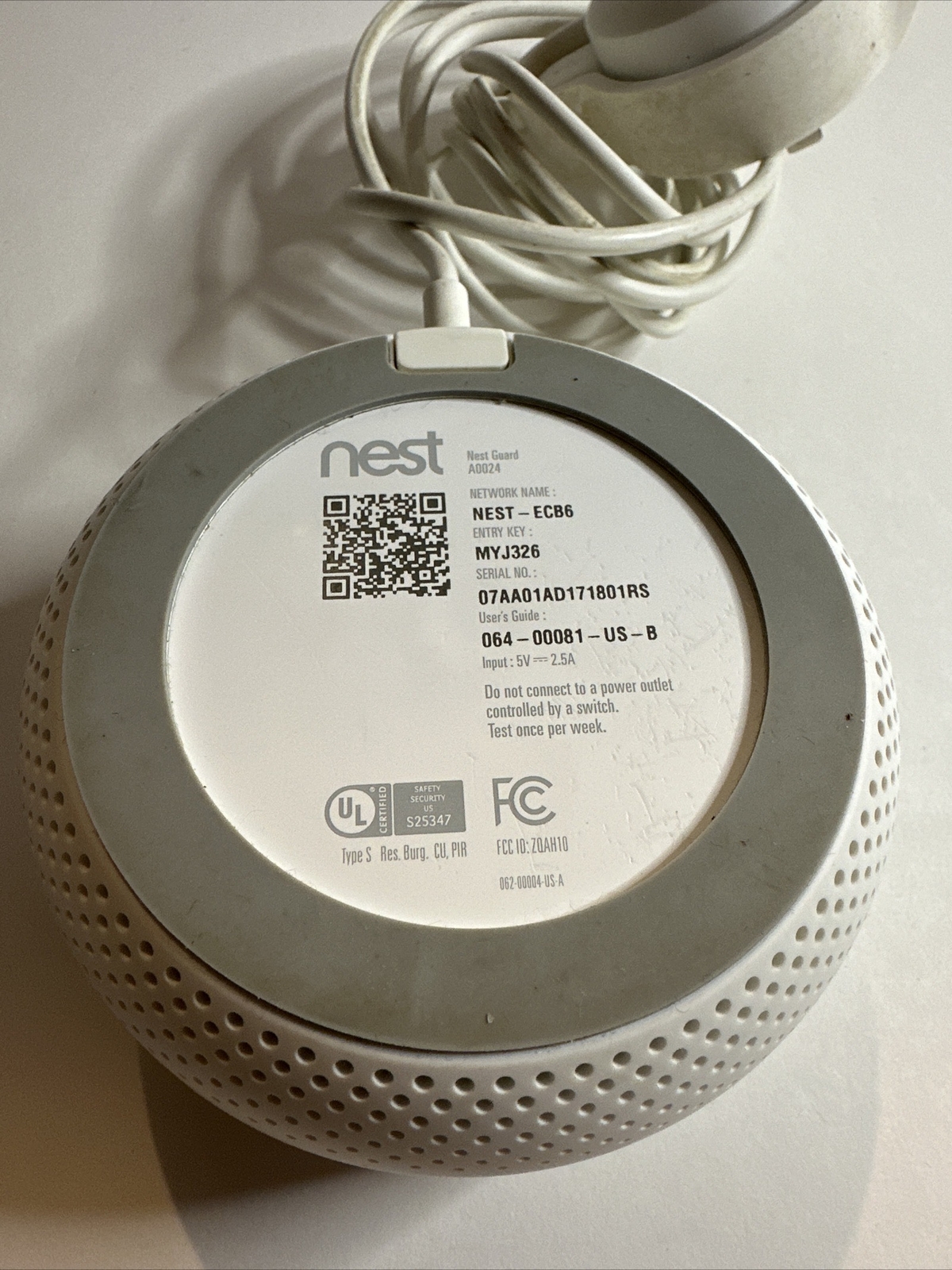 Nest Secure Guard A0024 Alarm System Starter Pack (Base Only)