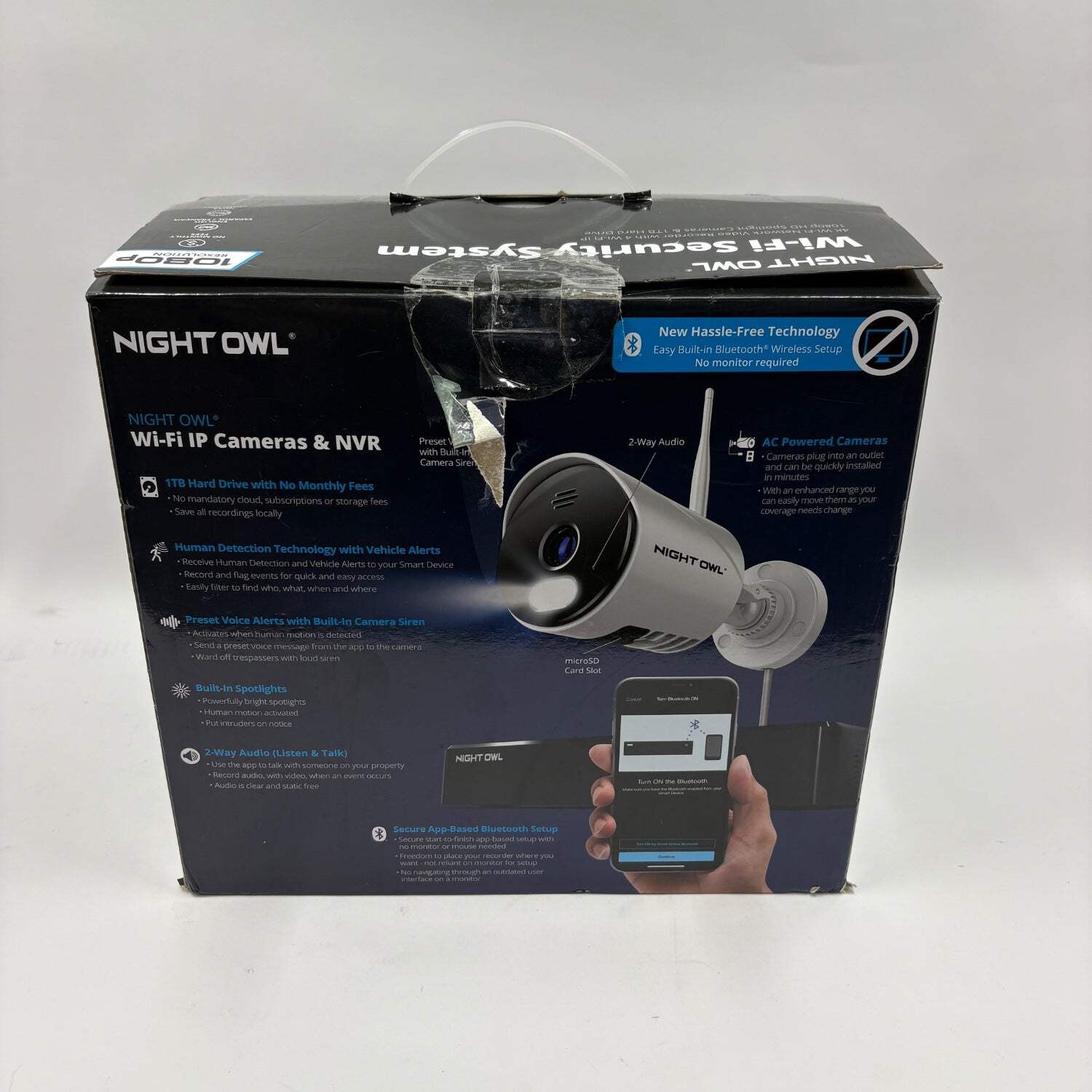New Night Owl 4K Wi-Fi Security System 10 Channel NVR WM-BTWN81