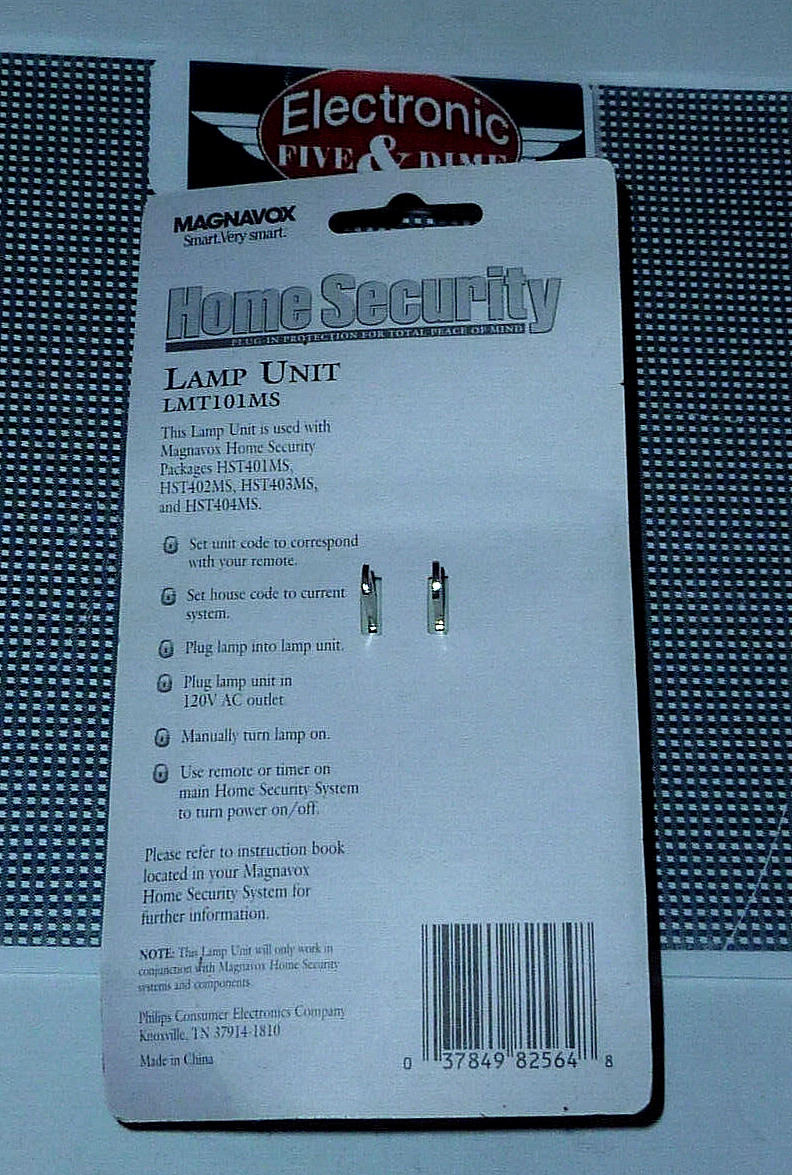 MAGNAVOX HOME SECURITY APPLIANCE UNIT & LAMP UNIT LMT101MS AMT103MS NEW