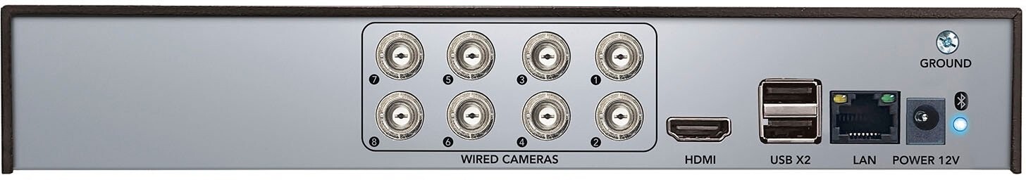 Night Owl 4 Camera 12 Channel Wired 2K 1TB DVR Security System with 2-way Audio