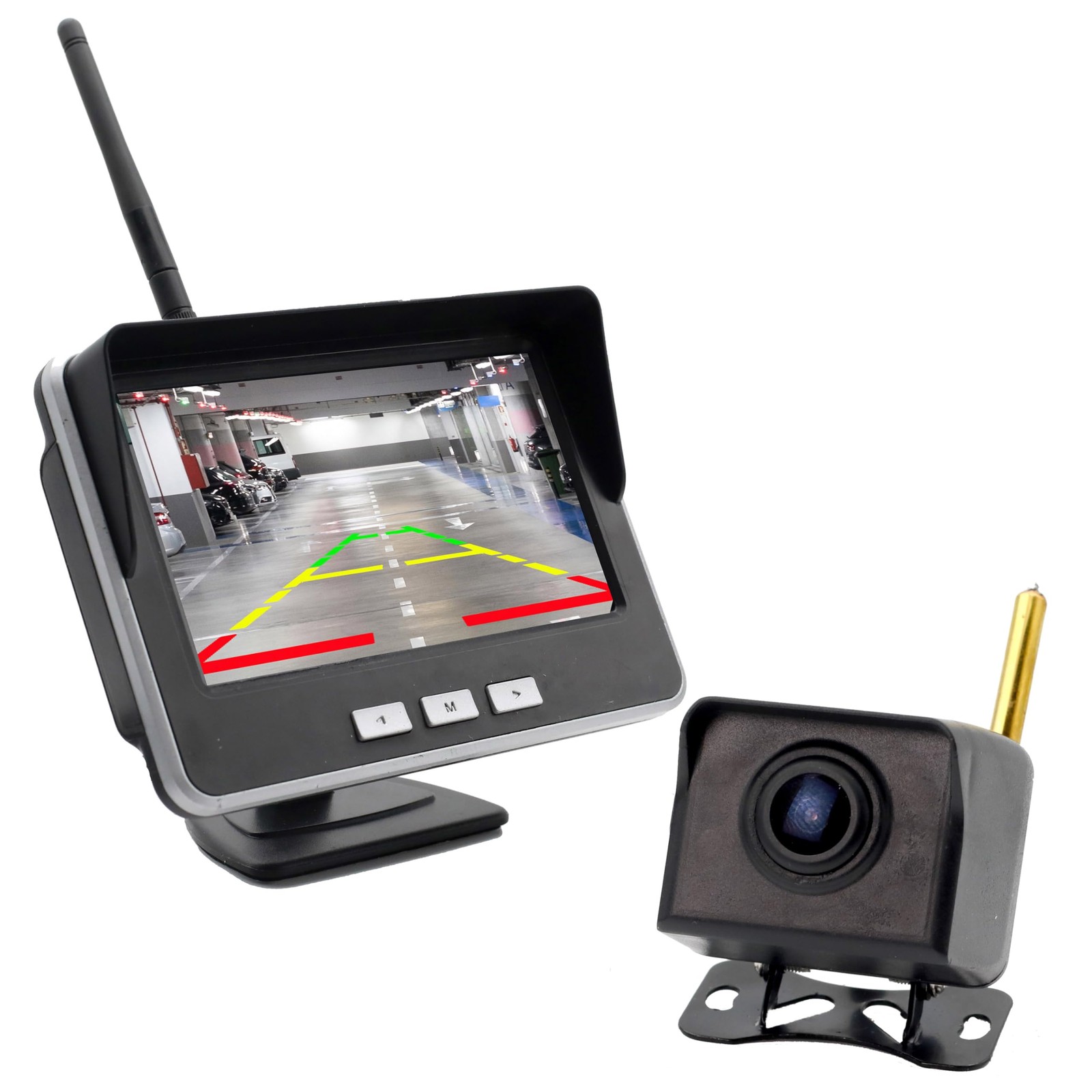 4.3-inch AHD IPS Monitor Mini Vehicle 720P Digital Wireless Backup Camera…