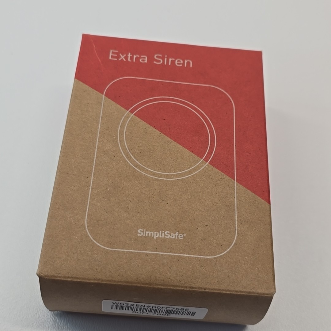 SimpliSafe Extra Siren 105dB ( WS3 ) – Indoor / Outdoor Ships Free Tested
