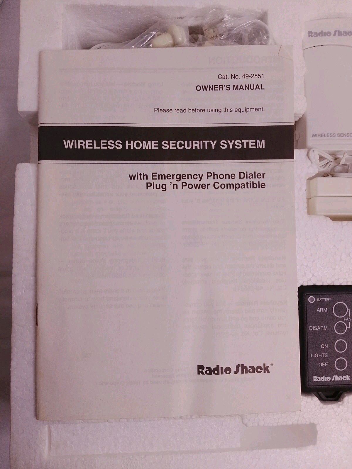 Vintage RadioShack Wireless Home Security System Phone Dialer Plug ‘n Power