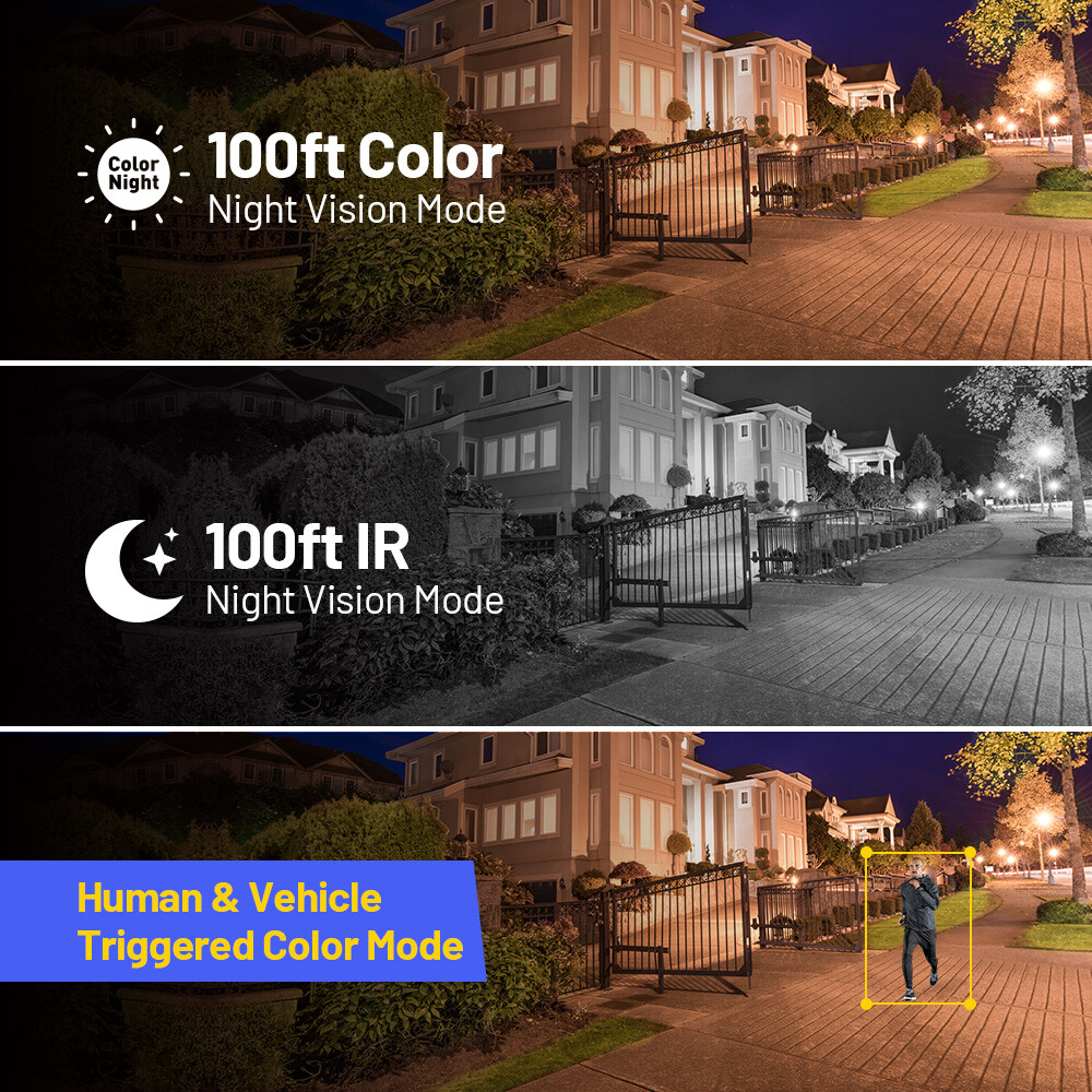 ANNKE 12MP 8CH 16CH Full Color PoE Audio Security System Human&Vehicle Detection