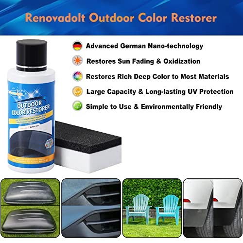 Plastic Outdoor Color Restorer for Cars 50ml, Ceramic Coating Trim Restores