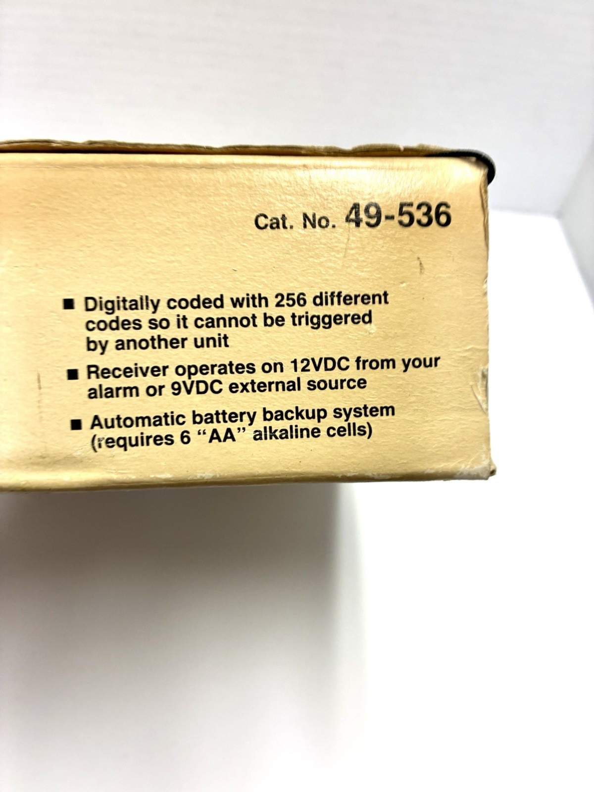 Vintage Safe House Radio Shack Wireless Panic Switch 49-536 New Old Stock Open