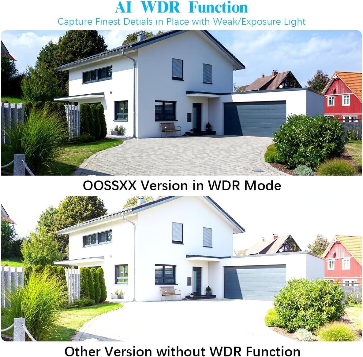 Dual Antennas for Wi-Fi Enhanced AI Human Detected 2K 3.0MP Wireless Security…