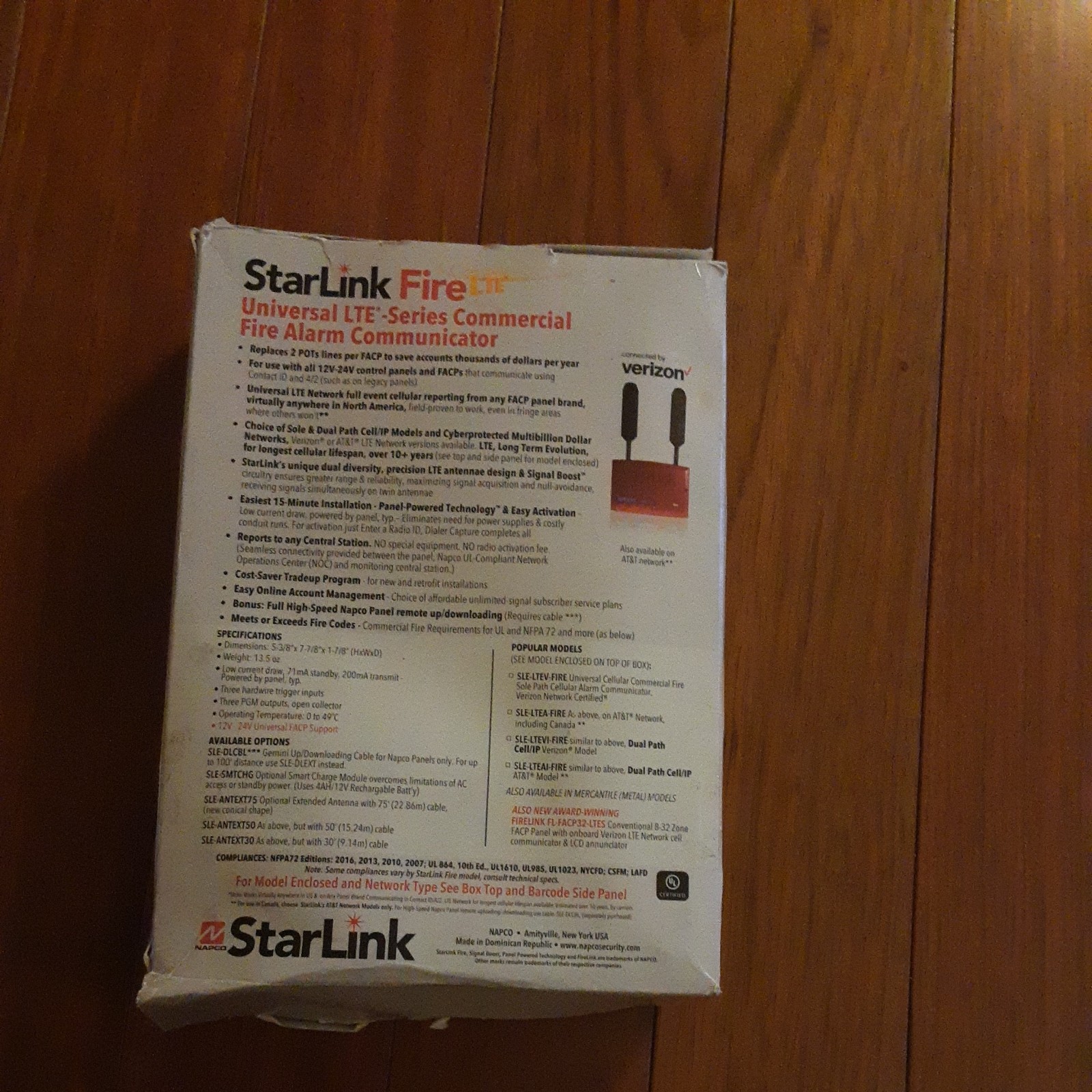 StarLink Fire Universal Commercial Fire Cellular Communicator
