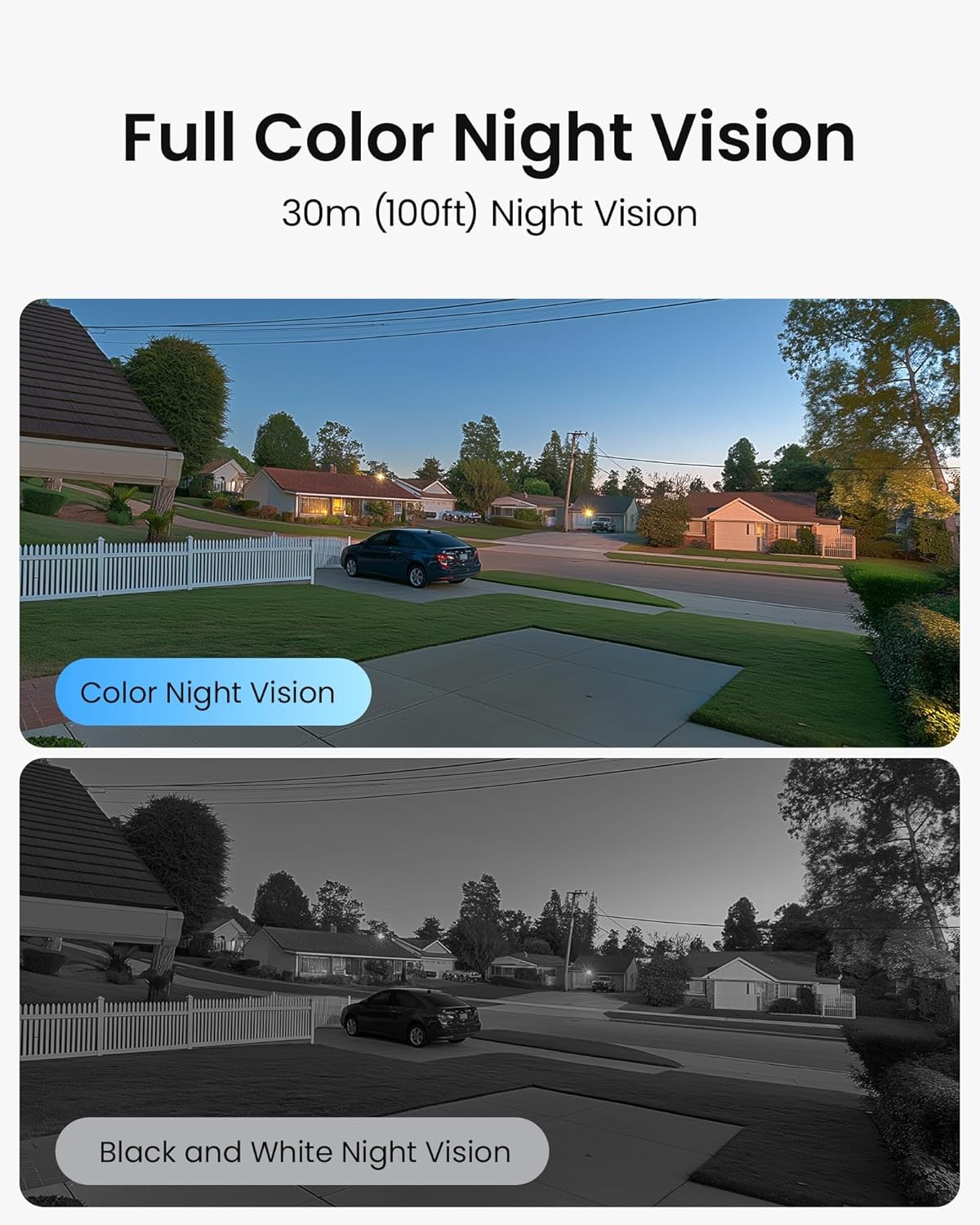 ZOSI 5MP POE PT Security IP Camera Audio Auto Track Color Night AI Face Detect