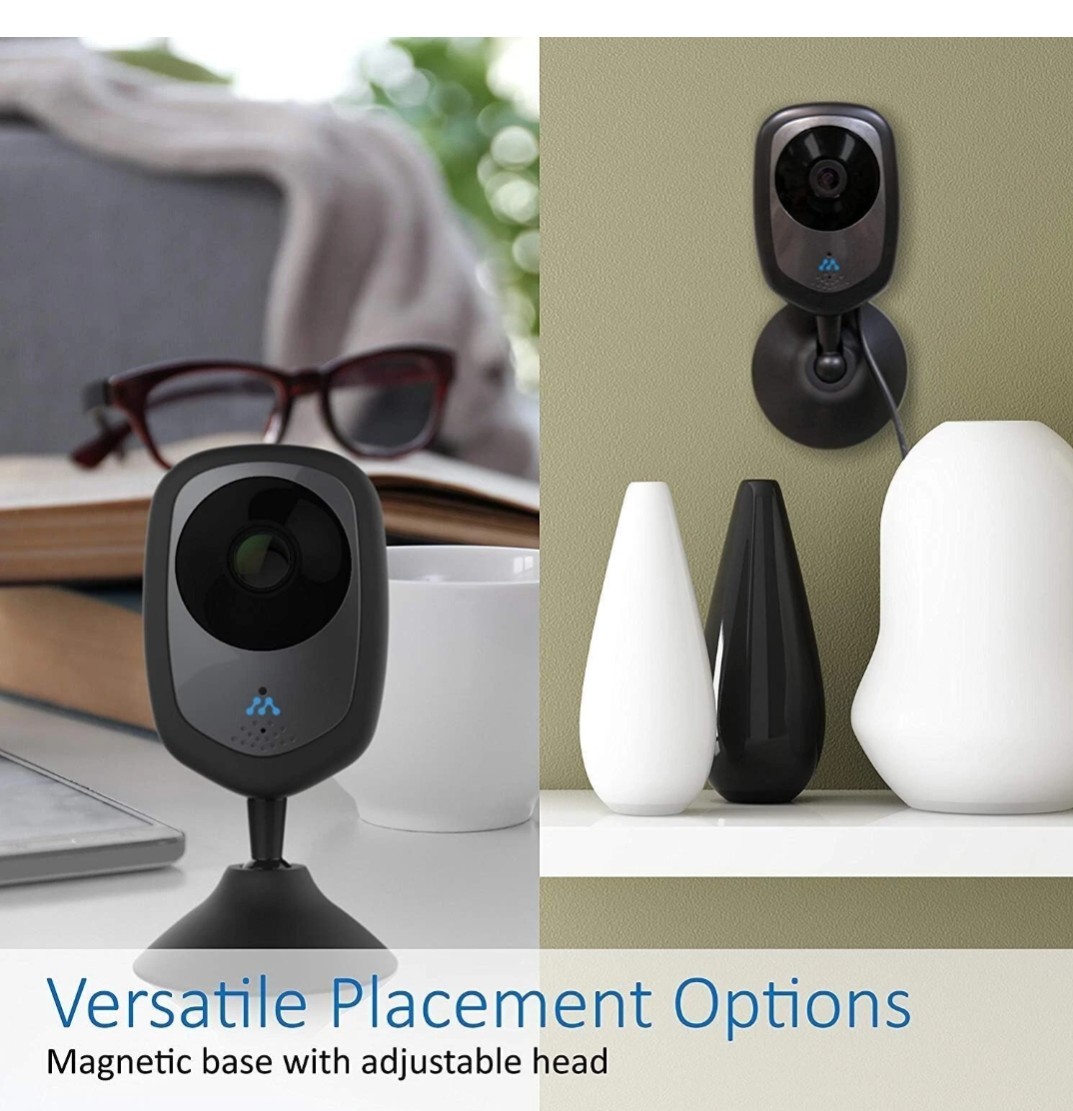 Momentum HD Wireless Indoor Home Security Camera with2-Way Audio Night Vision